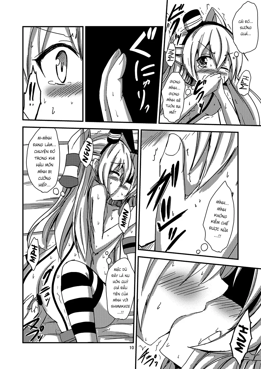 HentaiVN.net - Ảnh 11 - Kuubo Wo-Kyuu-chan no Amatsukaze Yuri Dorei Choukyou [空 母 ヲ 級 ち ゃ ん の 風 百合 奴隷 調 教 目 隠 し 島 風 調] - Oneshot
