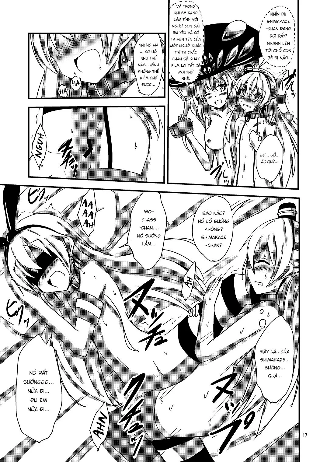 HentaiVN.net - Ảnh 18 - Kuubo Wo-Kyuu-chan no Amatsukaze Yuri Dorei Choukyou [空 母 ヲ 級 ち ゃ ん の 風 百合 奴隷 調 教 目 隠 し 島 風 調] - Oneshot