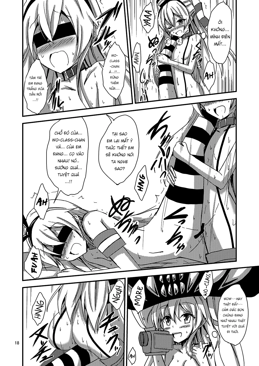 HentaiVN.net - Ảnh 19 - Kuubo Wo-Kyuu-chan no Amatsukaze Yuri Dorei Choukyou [空 母 ヲ 級 ち ゃ ん の 風 百合 奴隷 調 教 目 隠 し 島 風 調] - Oneshot