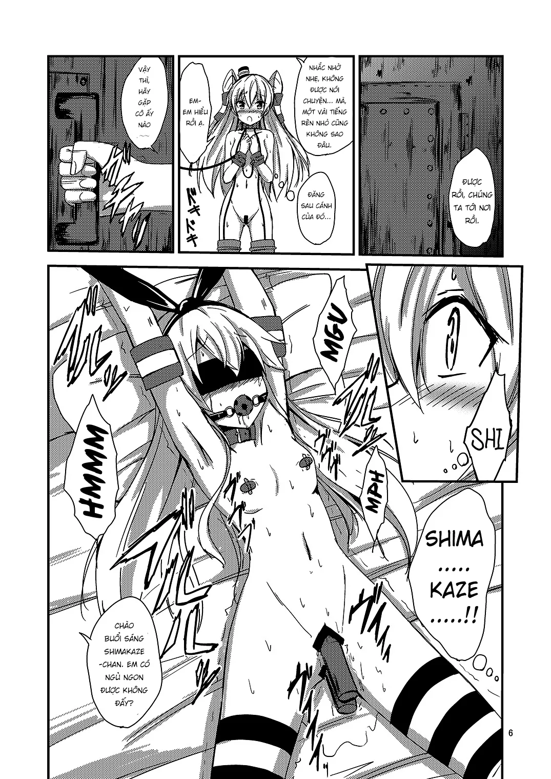 HentaiVN.net - Ảnh 7 - Kuubo Wo-Kyuu-chan no Amatsukaze Yuri Dorei Choukyou [空 母 ヲ 級 ち ゃ ん の 風 百合 奴隷 調 教 目 隠 し 島 風 調] - Oneshot
