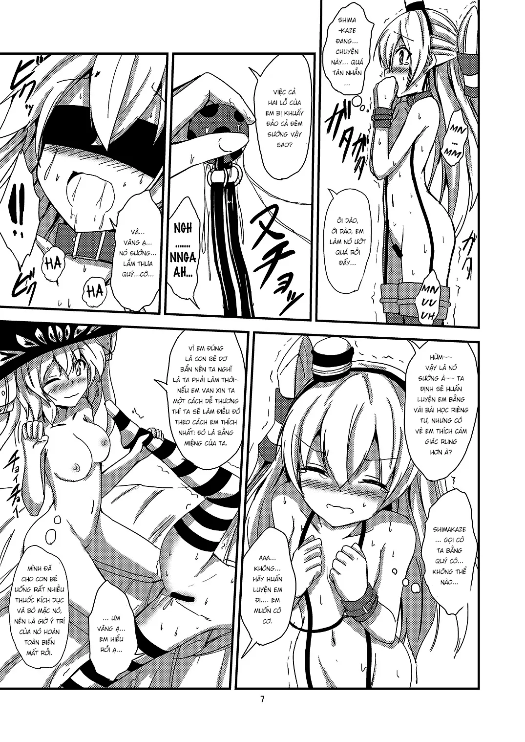 HentaiVN.net - Ảnh 8 - Kuubo Wo-Kyuu-chan no Amatsukaze Yuri Dorei Choukyou [空 母 ヲ 級 ち ゃ ん の 風 百合 奴隷 調 教 目 隠 し 島 風 調] - Oneshot