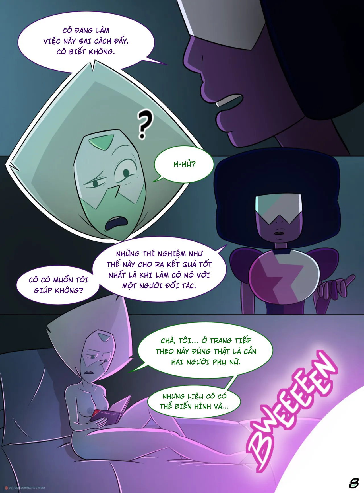 HentaiVN.net - Ảnh 10 - Thực nghiệm sinh học cùng Peridot [Peridot ‘Experiments’ (Steven Universe)] - Oneshot bản Futa