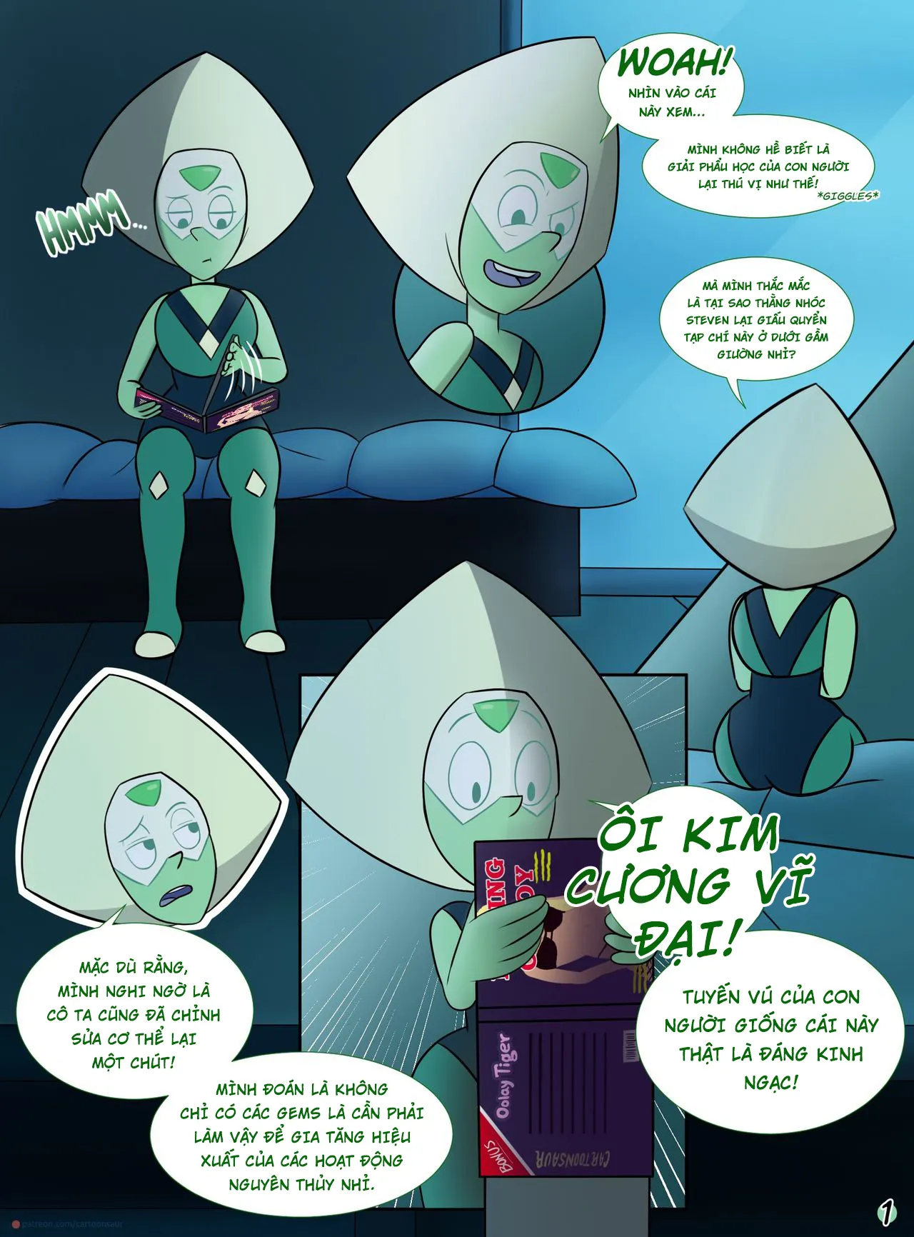 HentaiVN.net - Ảnh 3 - Thực nghiệm sinh học cùng Peridot [Peridot ‘Experiments’ (Steven Universe)] - Oneshot bản Futa