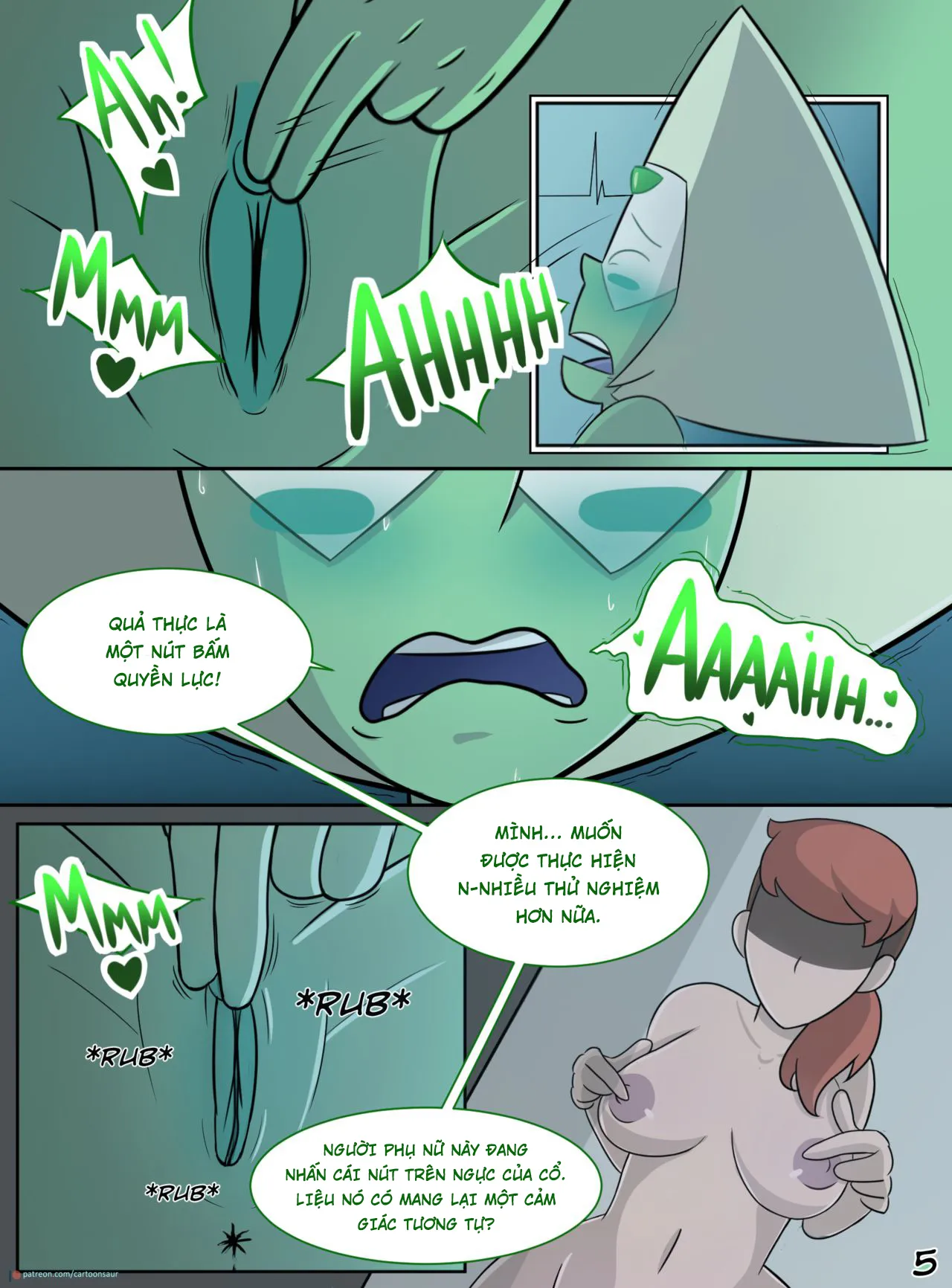 HentaiVN.net - Ảnh 7 - Thực nghiệm sinh học cùng Peridot [Peridot ‘Experiments’ (Steven Universe)] - Oneshot bản Futa