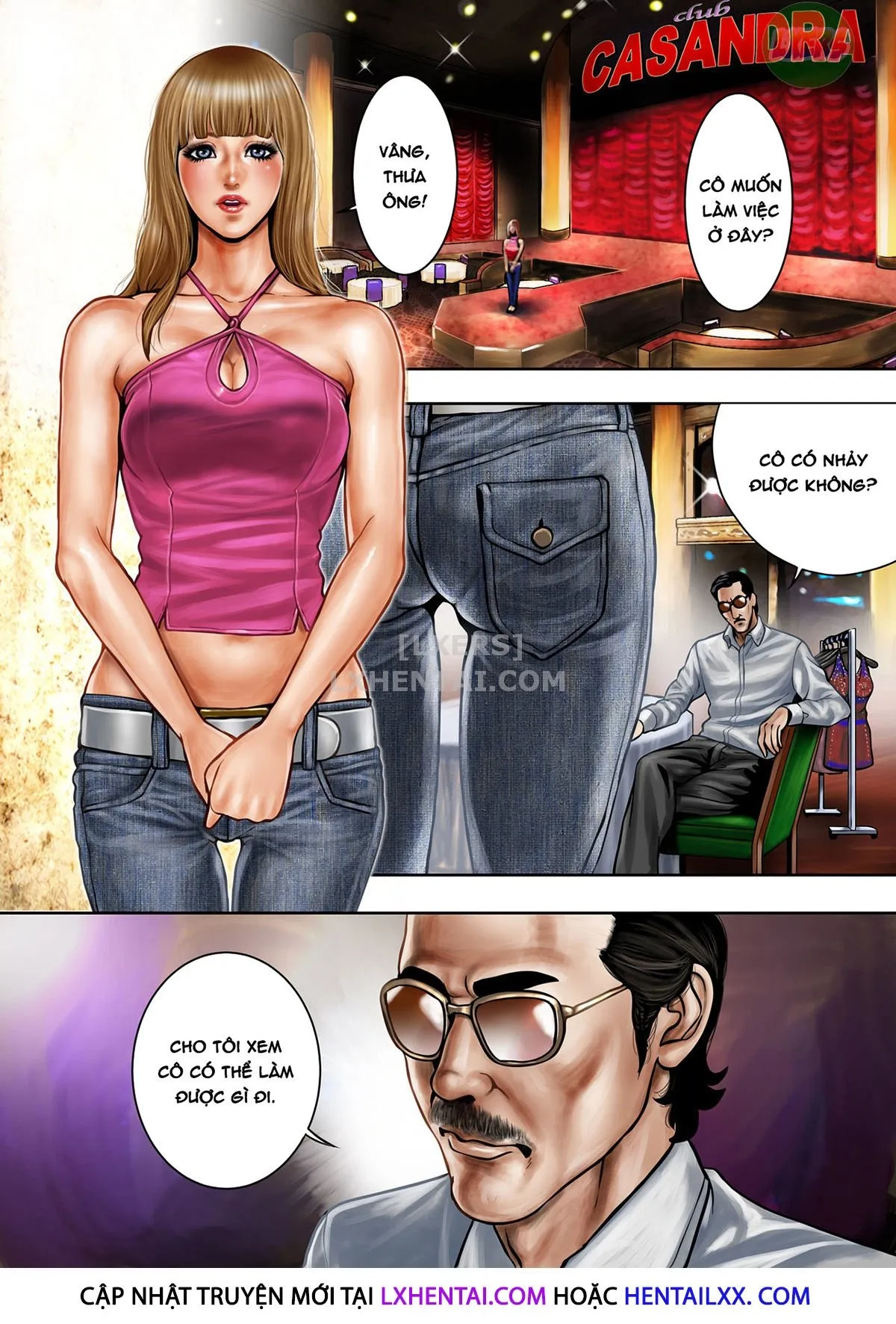 HentaiVN.net - Ảnh 10 - Bitch on the Pole - Chap 1