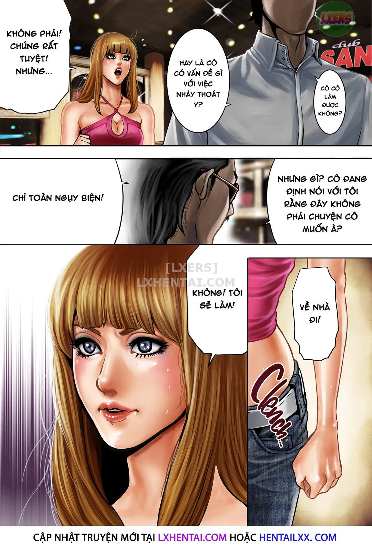 HentaiVN.net - Ảnh 14 - Bitch on the Pole - Chap 1