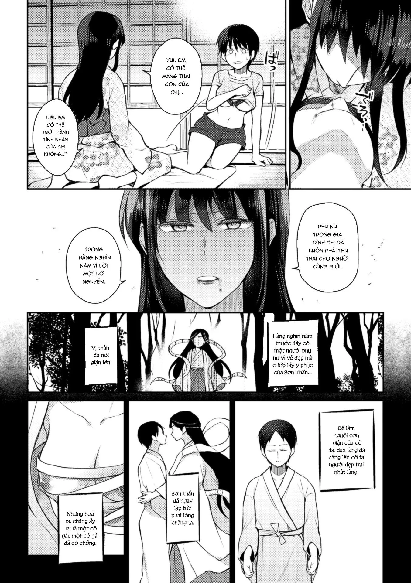 HentaiVN.net - Ảnh 10 - Thừa kế lời nguyền [Noroi no Atotsugi, The Heir of the Curse] - Oneshot