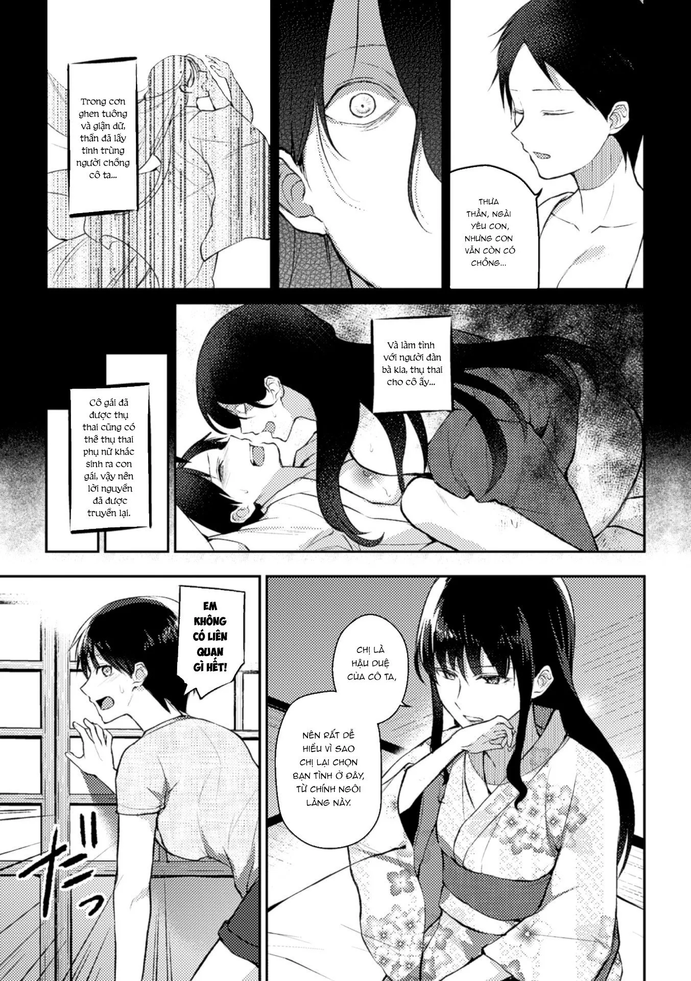 HentaiVN.net - Ảnh 11 - Thừa kế lời nguyền [Noroi no Atotsugi, The Heir of the Curse] - Oneshot