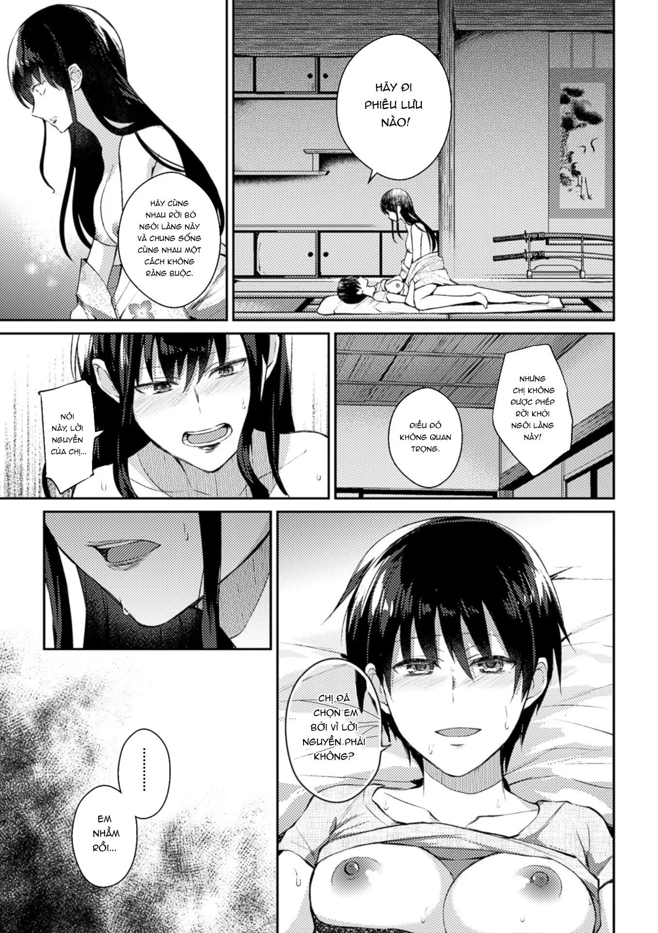 HentaiVN.net - Ảnh 17 - Thừa kế lời nguyền [Noroi no Atotsugi, The Heir of the Curse] - Oneshot