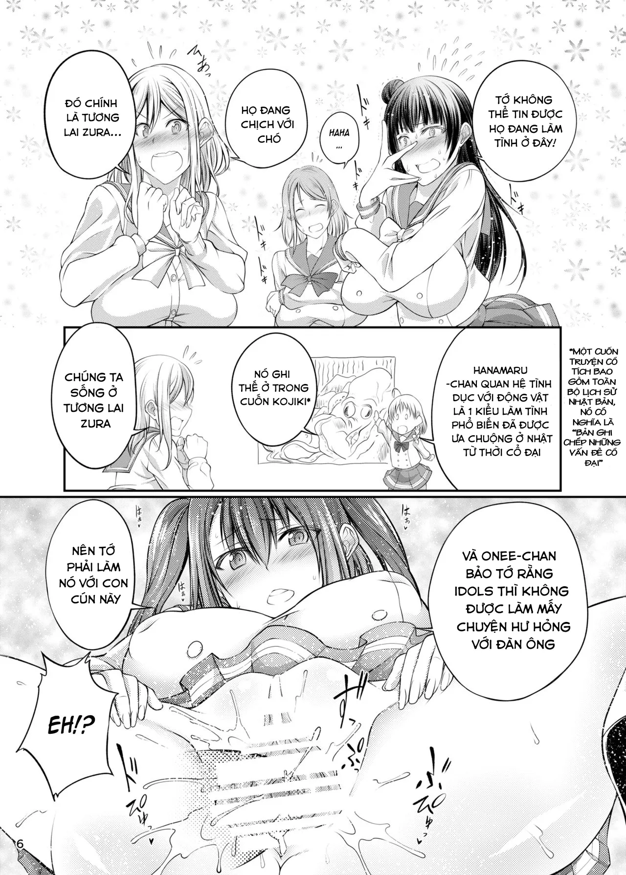 HentaiVN.net - Ảnh 7 - Inu Live! Sunshine!! [イヌライブ!サンシャイン!!] - Oneshot ngọt