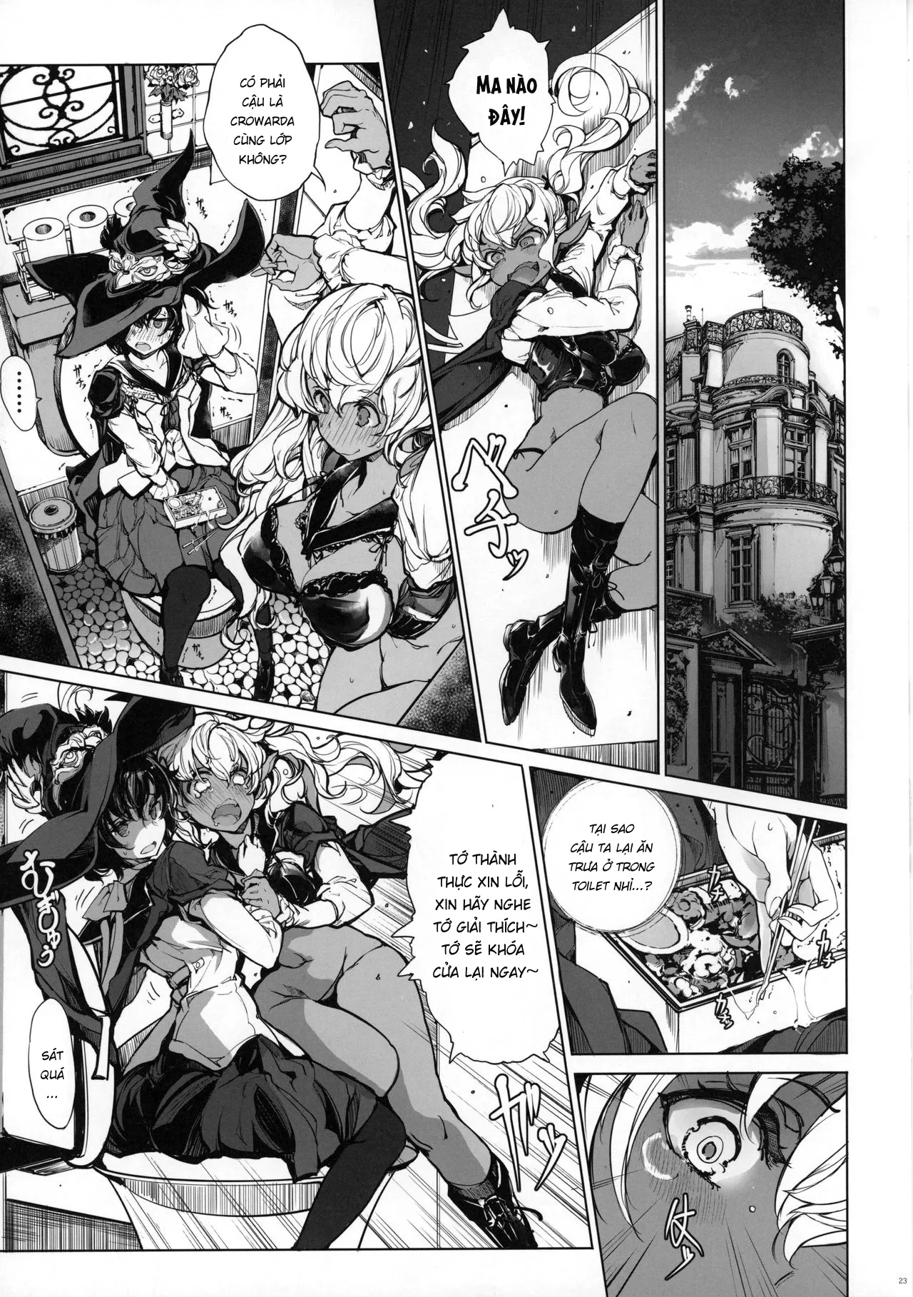 HentaiVN.net - Ảnh 22 - Bí mật của trinh nữ kị sĩ [The Virgin Knights Secrets; 乙女騎士の姫ごと; 乙女騎士の淫靡ていしょん] - Chap 1: Công chúa kị sĩ trinh nữ bí ẩn