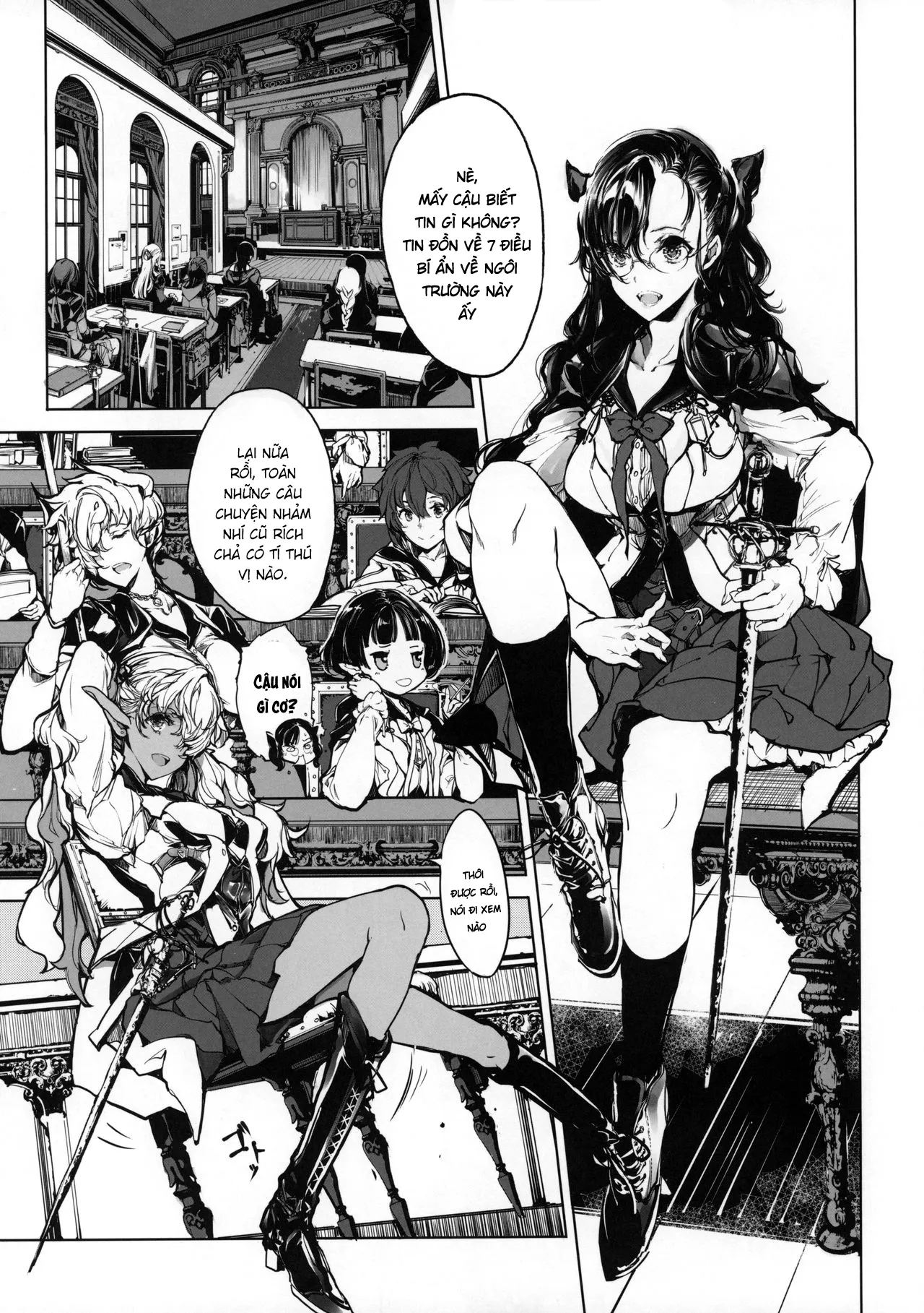 HentaiVN.net - Ảnh 4 - Bí mật của trinh nữ kị sĩ [The Virgin Knights Secrets; 乙女騎士の姫ごと; 乙女騎士の淫靡ていしょん] - Chap 1: Công chúa kị sĩ trinh nữ bí ẩn