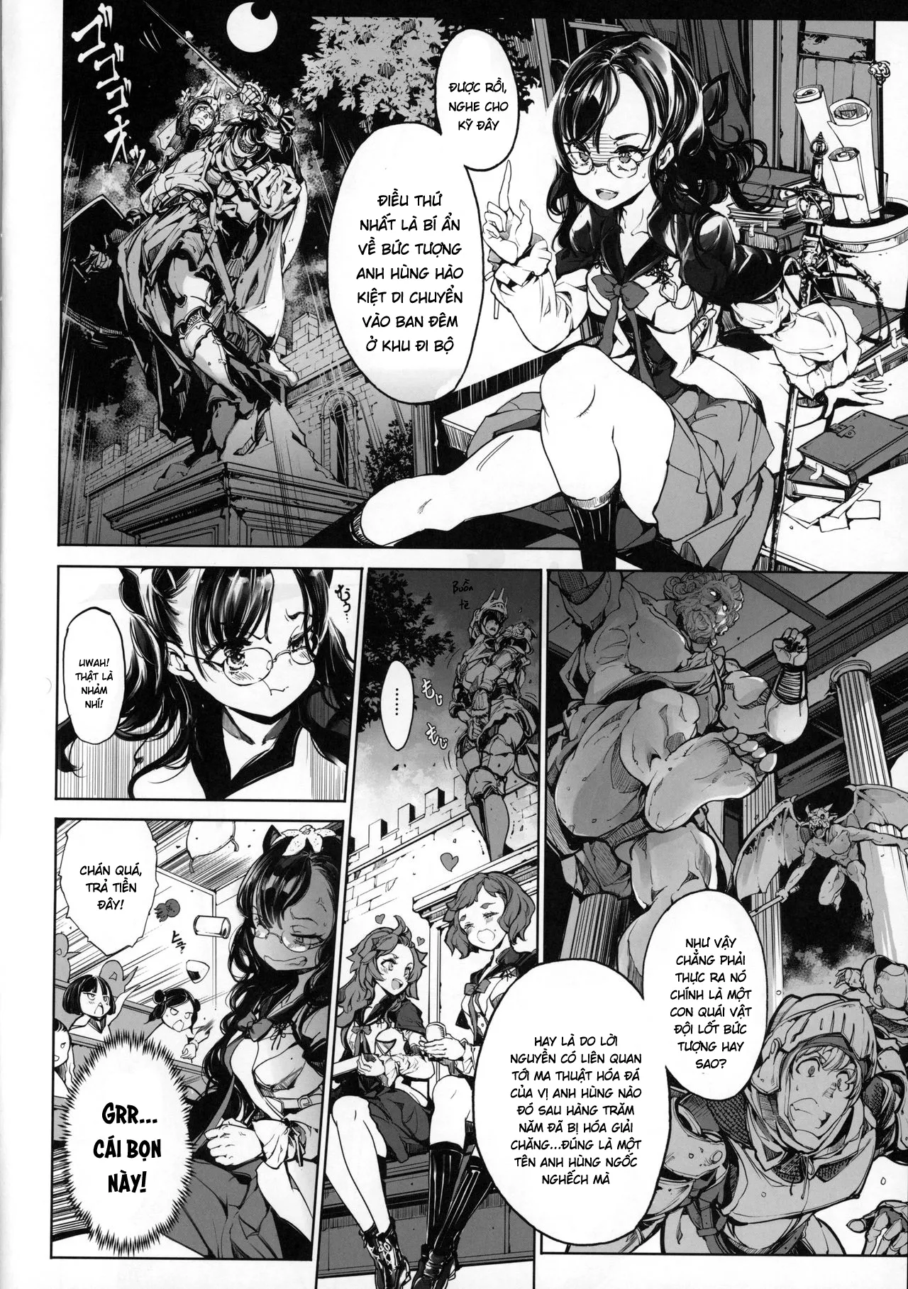 HentaiVN.net - Ảnh 5 - Bí mật của trinh nữ kị sĩ [The Virgin Knights Secrets; 乙女騎士の姫ごと; 乙女騎士の淫靡ていしょん] - Chap 1: Công chúa kị sĩ trinh nữ bí ẩn