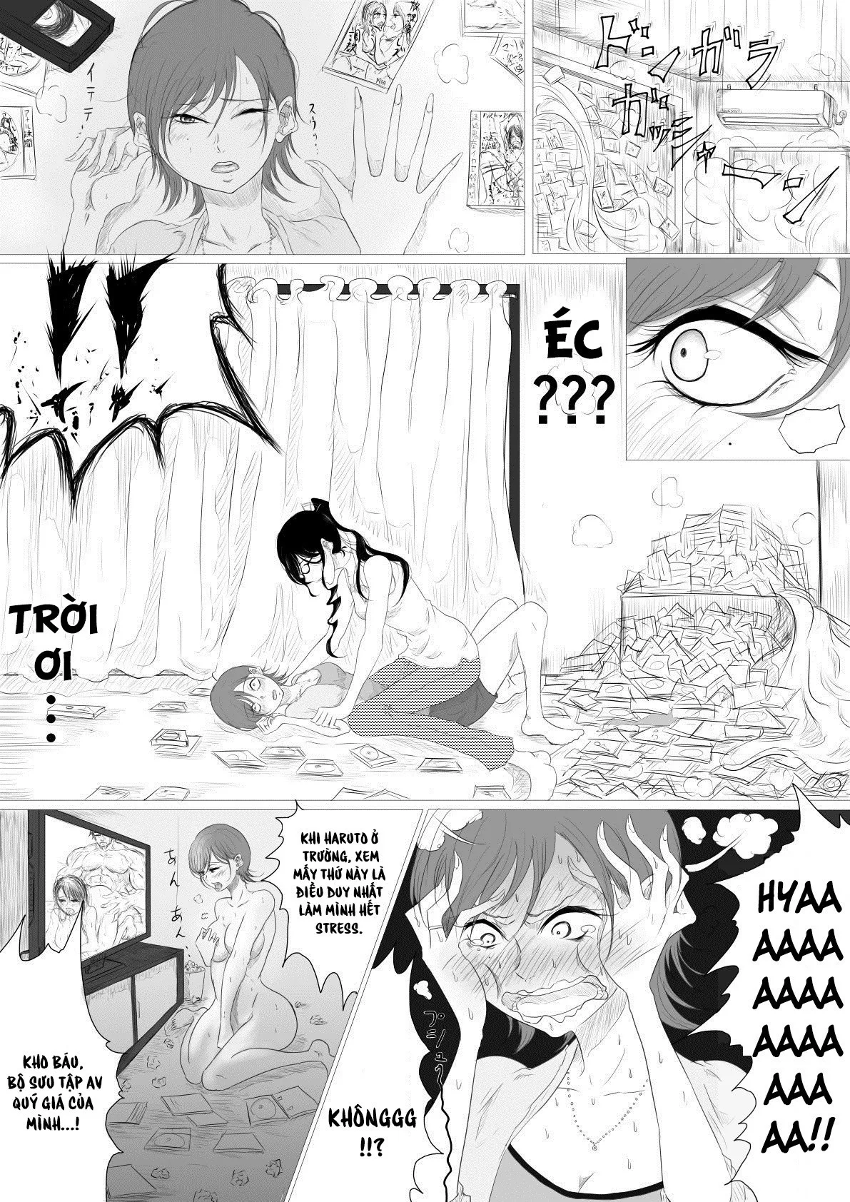 HentaiVN.net - Ảnh 6 - Bí mật không nói được [だれにも言えない] - Oneshot