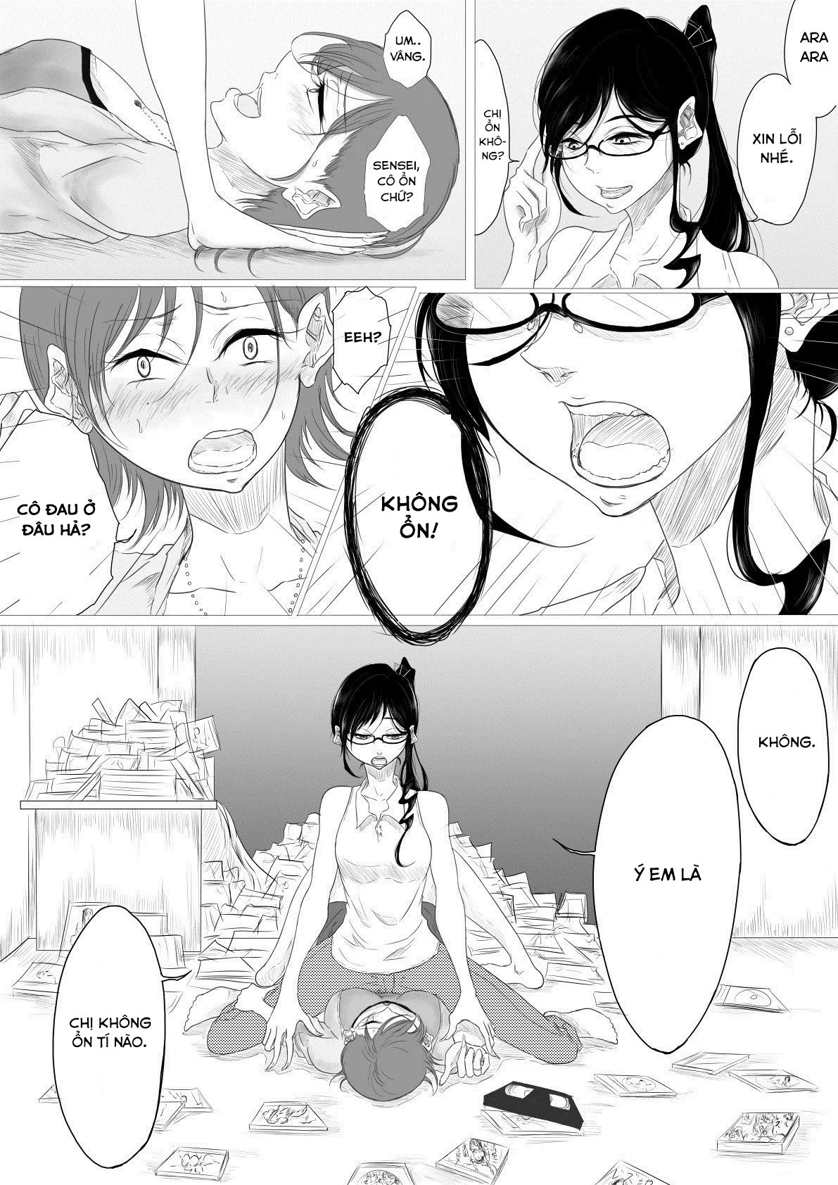 HentaiVN.net - Ảnh 7 - Bí mật không nói được [だれにも言えない] - Oneshot