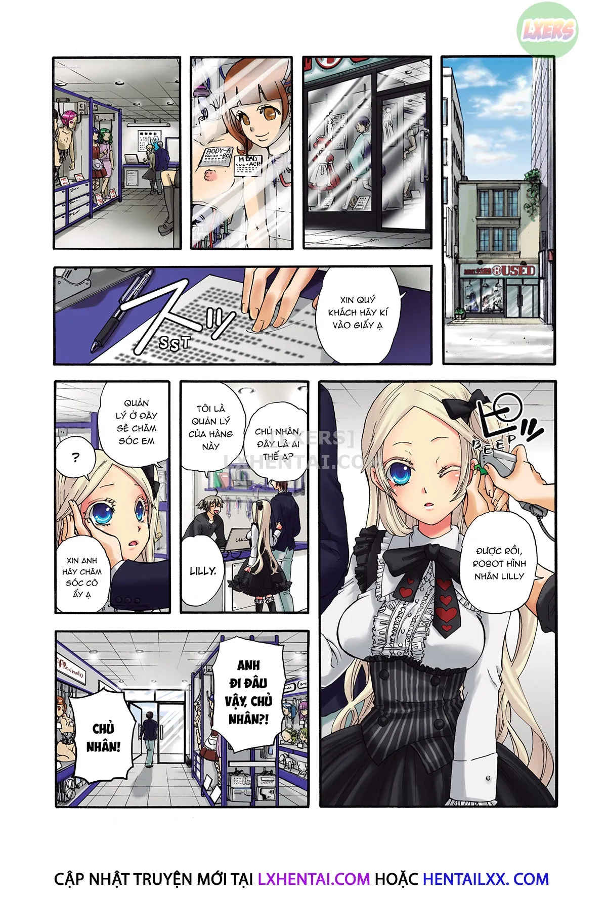 HentaiVN.net - Ảnh 6 - Robot thú cưng Lilly - Chap 4