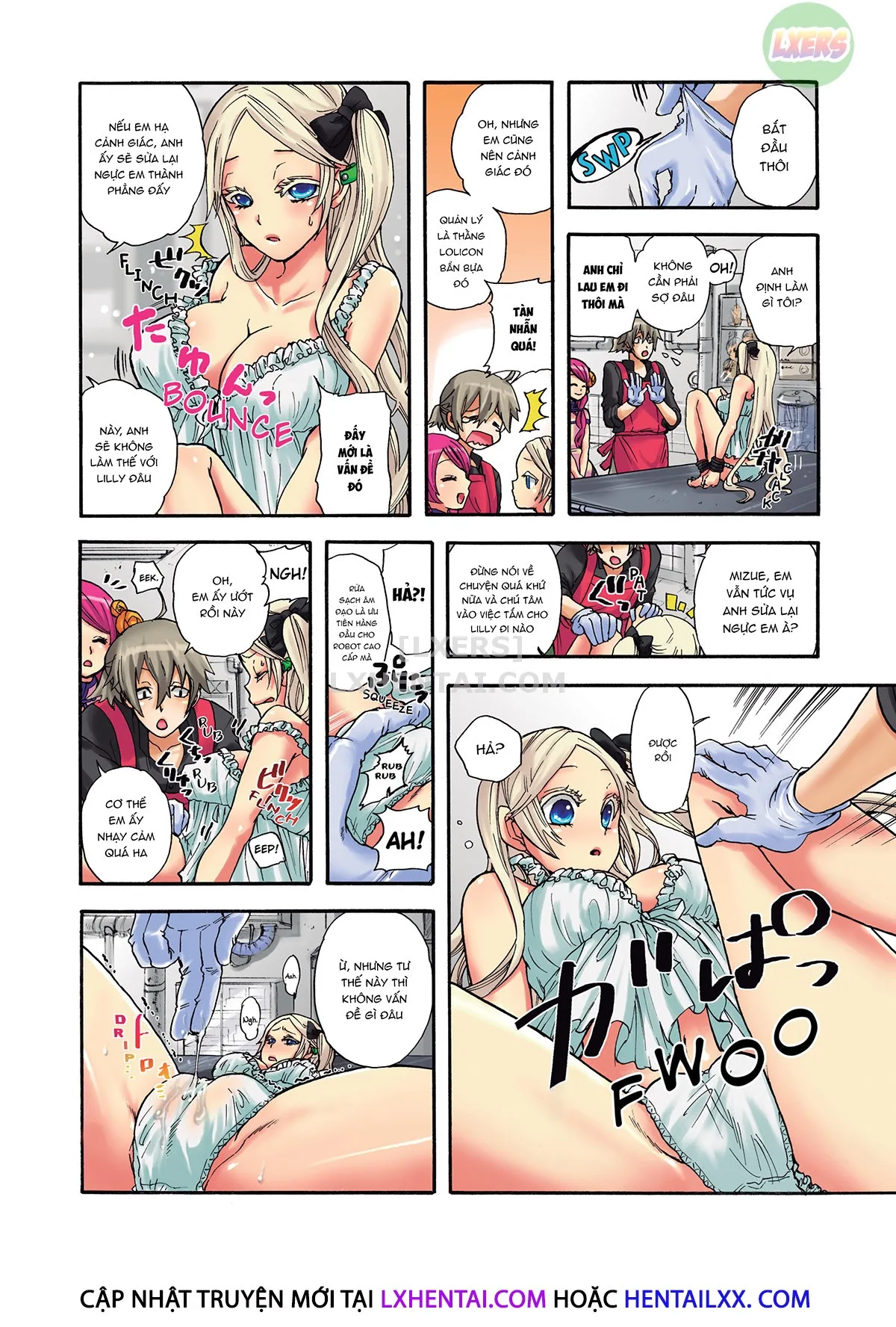 HentaiVN.net - Ảnh 8 - Robot thú cưng Lilly - Chap 4