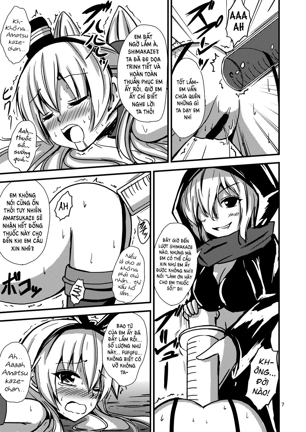 HentaiVN.net - Ảnh 10 - Kuubo Wo-Kyuu-chan no Shimakaze Yuri Dorei Choukyou~Senkan Re-Kyuu no Shucchou SM Choukyou Hen~ [Standard Carrier Wo-Class Shimakaze's Yuri Slave Training ~Battleship Re-class Official SM Training~] - Oneshot