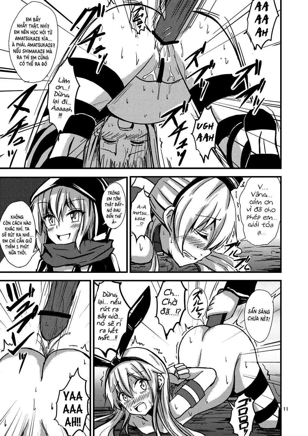 HentaiVN.net - Ảnh 14 - Kuubo Wo-Kyuu-chan no Shimakaze Yuri Dorei Choukyou~Senkan Re-Kyuu no Shucchou SM Choukyou Hen~ [Standard Carrier Wo-Class Shimakaze's Yuri Slave Training ~Battleship Re-class Official SM Training~] - Oneshot
