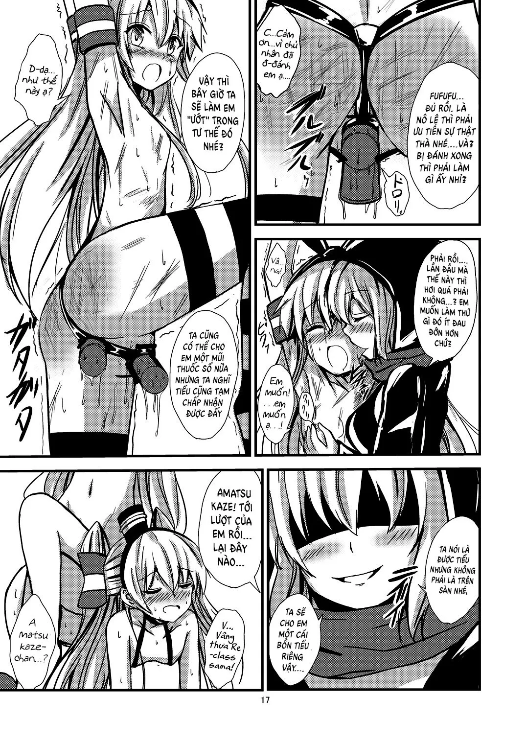 HentaiVN.net - Ảnh 20 - Kuubo Wo-Kyuu-chan no Shimakaze Yuri Dorei Choukyou~Senkan Re-Kyuu no Shucchou SM Choukyou Hen~ [Standard Carrier Wo-Class Shimakaze's Yuri Slave Training ~Battleship Re-class Official SM Training~] - Oneshot