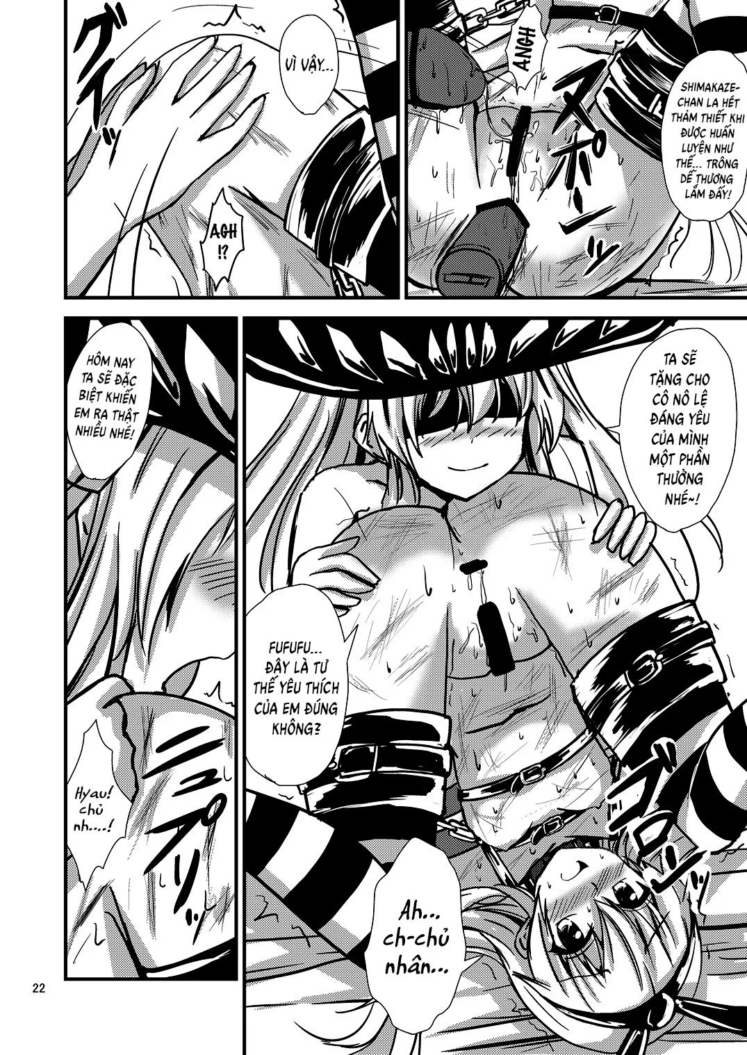 HentaiVN.net - Ảnh 25 - Kuubo Wo-Kyuu-chan no Shimakaze Yuri Dorei Choukyou~Senkan Re-Kyuu no Shucchou SM Choukyou Hen~ [Standard Carrier Wo-Class Shimakaze's Yuri Slave Training ~Battleship Re-class Official SM Training~] - Oneshot