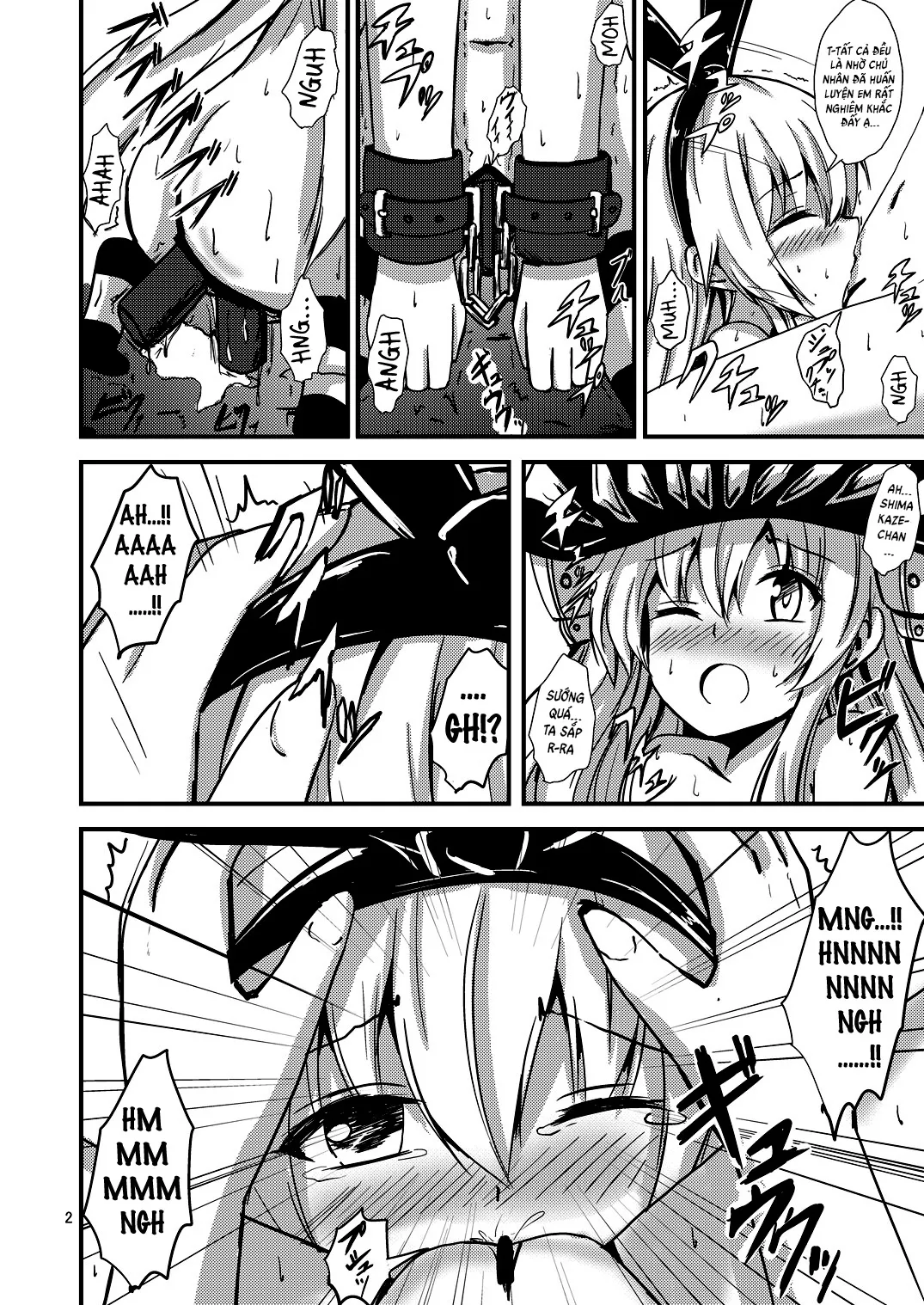 HentaiVN.net - Ảnh 5 - Kuubo Wo-Kyuu-chan no Shimakaze Yuri Dorei Choukyou~Senkan Re-Kyuu no Shucchou SM Choukyou Hen~ [Standard Carrier Wo-Class Shimakaze's Yuri Slave Training ~Battleship Re-class Official SM Training~] - Oneshot
