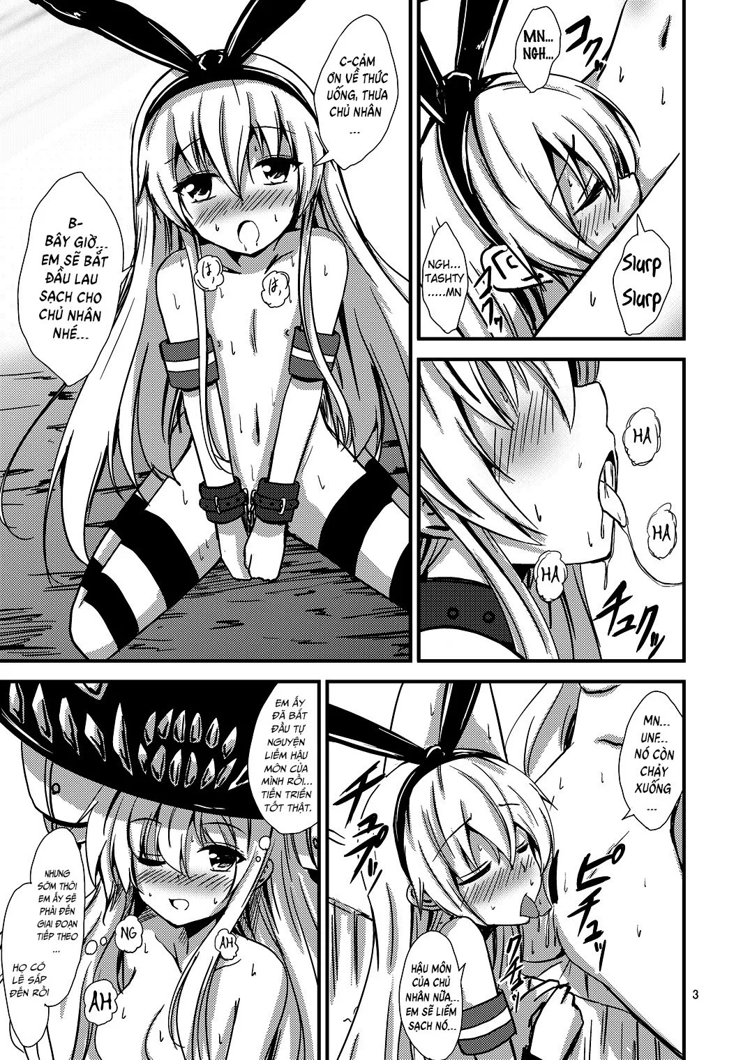 HentaiVN.net - Ảnh 6 - Kuubo Wo-Kyuu-chan no Shimakaze Yuri Dorei Choukyou~Senkan Re-Kyuu no Shucchou SM Choukyou Hen~ [Standard Carrier Wo-Class Shimakaze's Yuri Slave Training ~Battleship Re-class Official SM Training~] - Oneshot