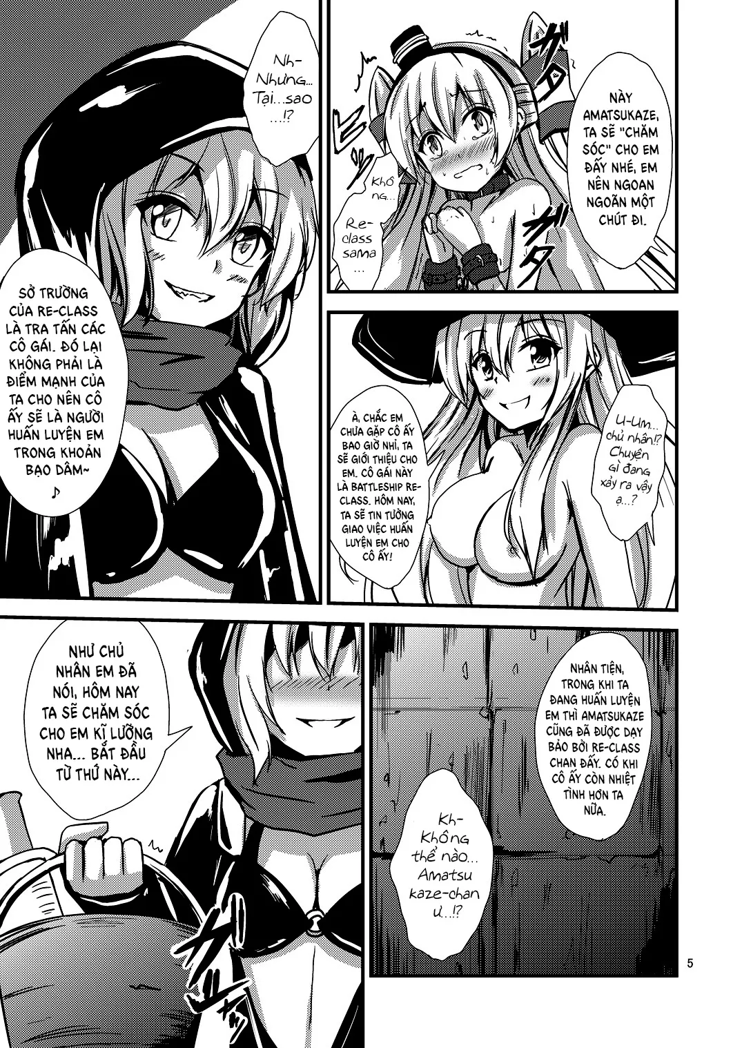 HentaiVN.net - Ảnh 8 - Kuubo Wo-Kyuu-chan no Shimakaze Yuri Dorei Choukyou~Senkan Re-Kyuu no Shucchou SM Choukyou Hen~ [Standard Carrier Wo-Class Shimakaze's Yuri Slave Training ~Battleship Re-class Official SM Training~] - Oneshot