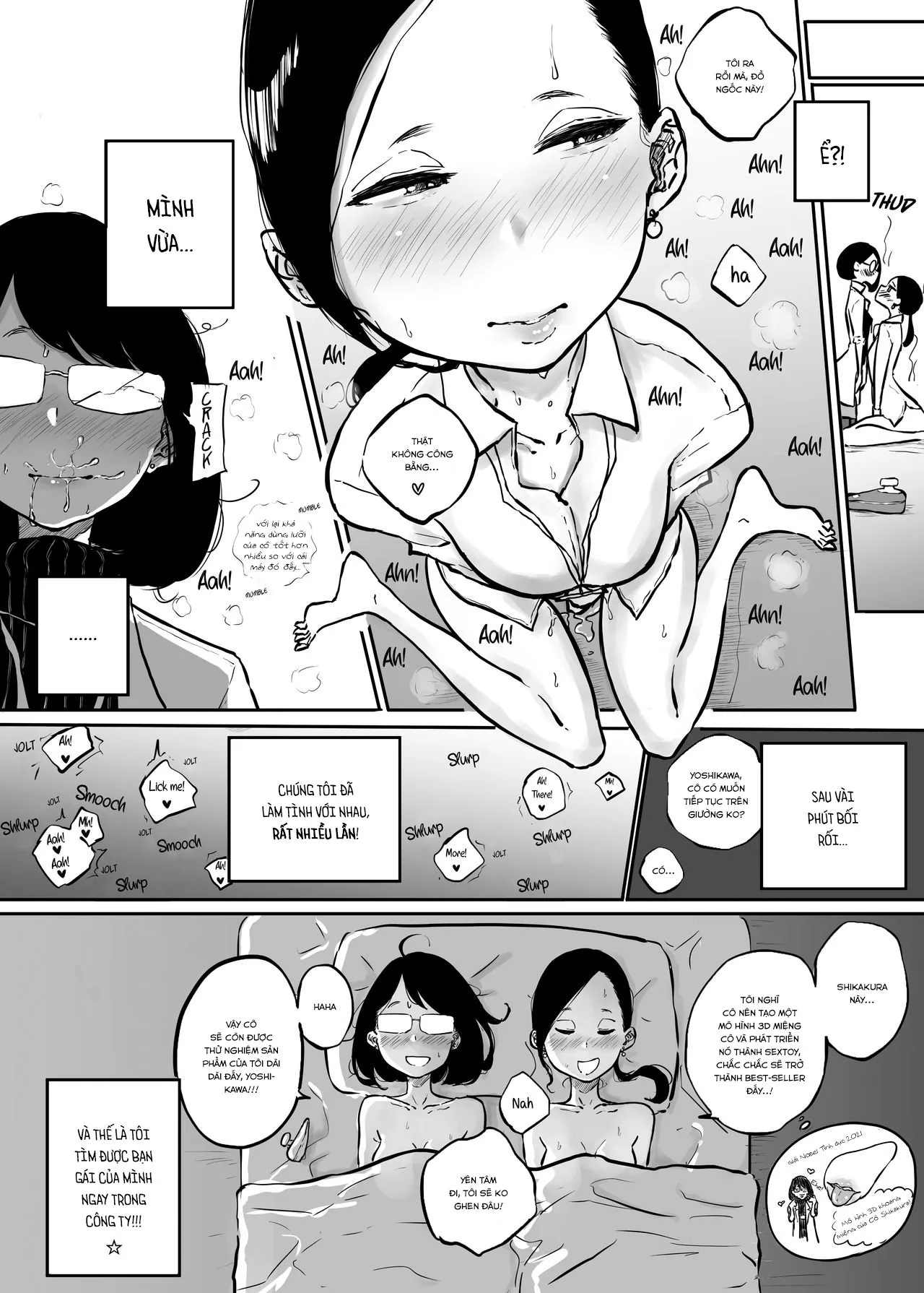 HentaiVN.net - Ảnh 4 - Sextoy Tối Thượng [Zettai ni Ikasetai Adult Goods Maker Kaihatsubu VS Zettai ni Ikanai Adult Goods Maker Eigyoubu; The Sales Rep Who Absolutely Won’t Come VS The Researcher Who Absolutely Wants to Make Her Come] - Oneshot