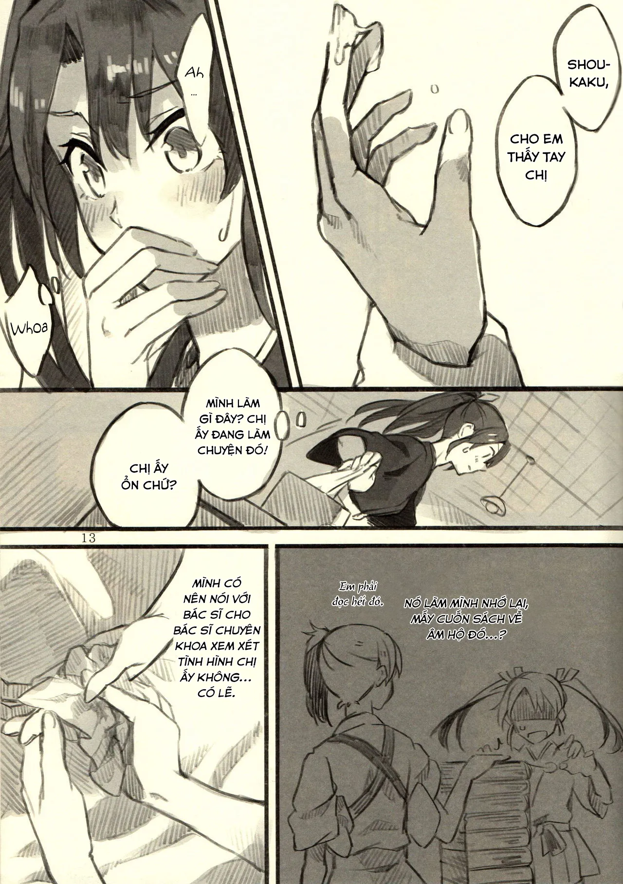 HentaiVN.net - Ảnh 12 - Omutsu no Shoukakuchan Muramura shichau Hon [Zuikaku Gets Turned on by Shoukaku in Diapers] - Một Chương