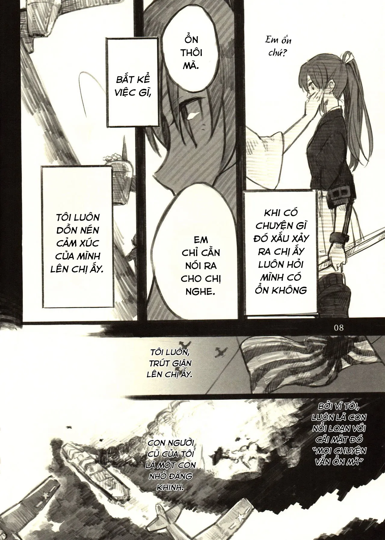 HentaiVN.net - Ảnh 7 - Omutsu no Shoukakuchan Muramura shichau Hon [Zuikaku Gets Turned on by Shoukaku in Diapers] - Một Chương