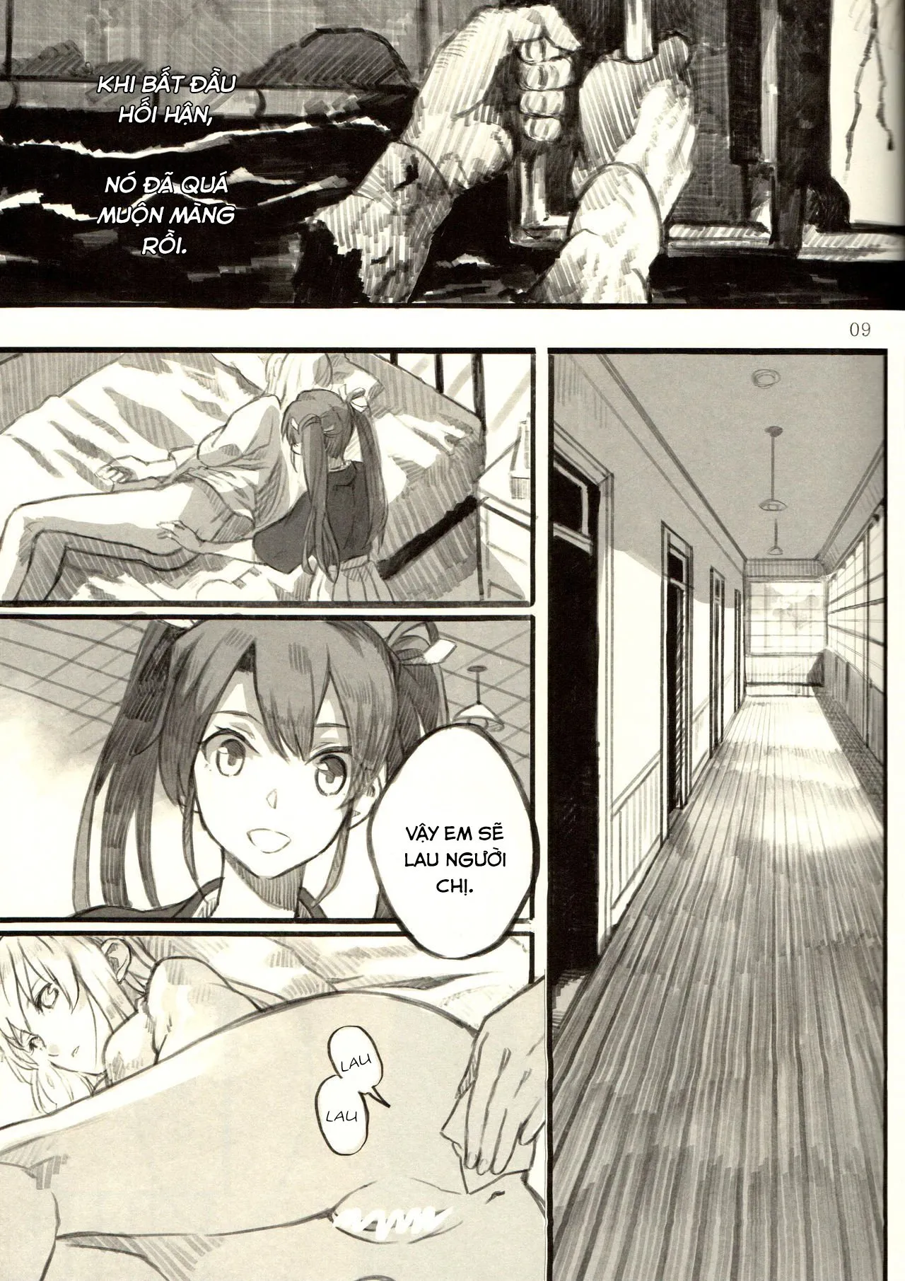 HentaiVN.net - Ảnh 8 - Omutsu no Shoukakuchan Muramura shichau Hon [Zuikaku Gets Turned on by Shoukaku in Diapers] - Một Chương