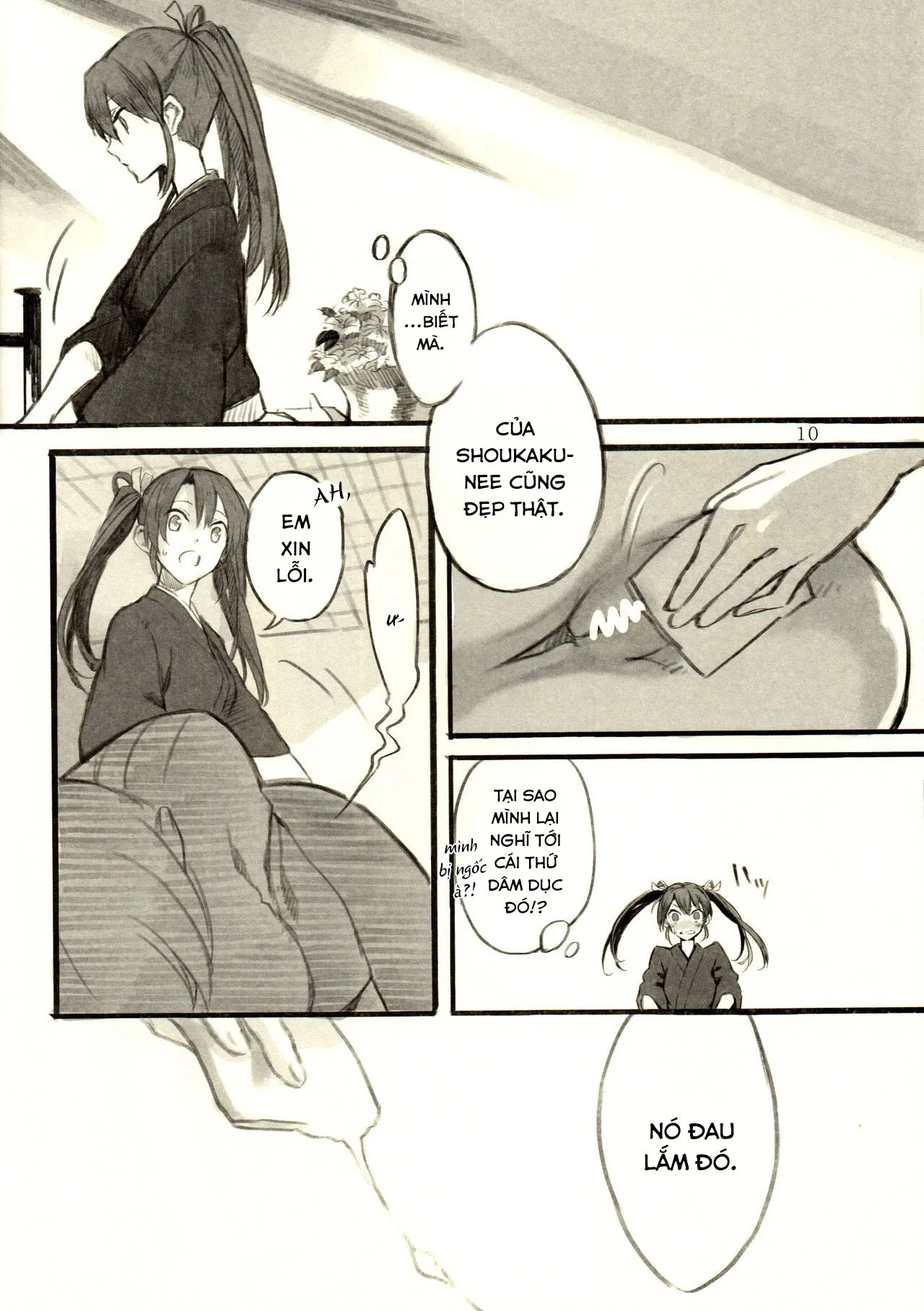HentaiVN.net - Ảnh 9 - Omutsu no Shoukakuchan Muramura shichau Hon [Zuikaku Gets Turned on by Shoukaku in Diapers] - Một Chương