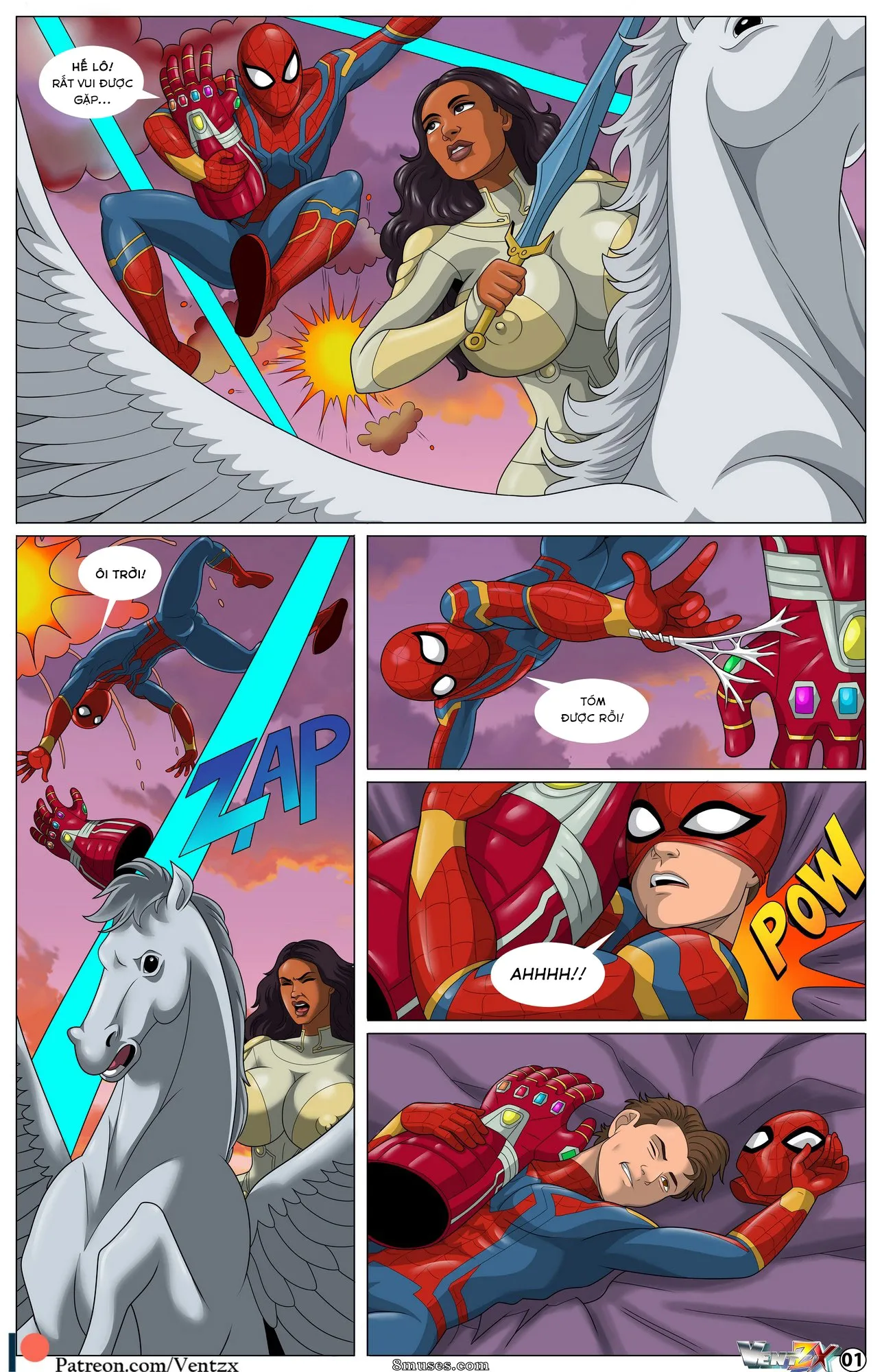 HentaiVN.net - Ảnh 3 - Giờ nghỉ của các Avengers [Avengers Halftime] - Oneshot