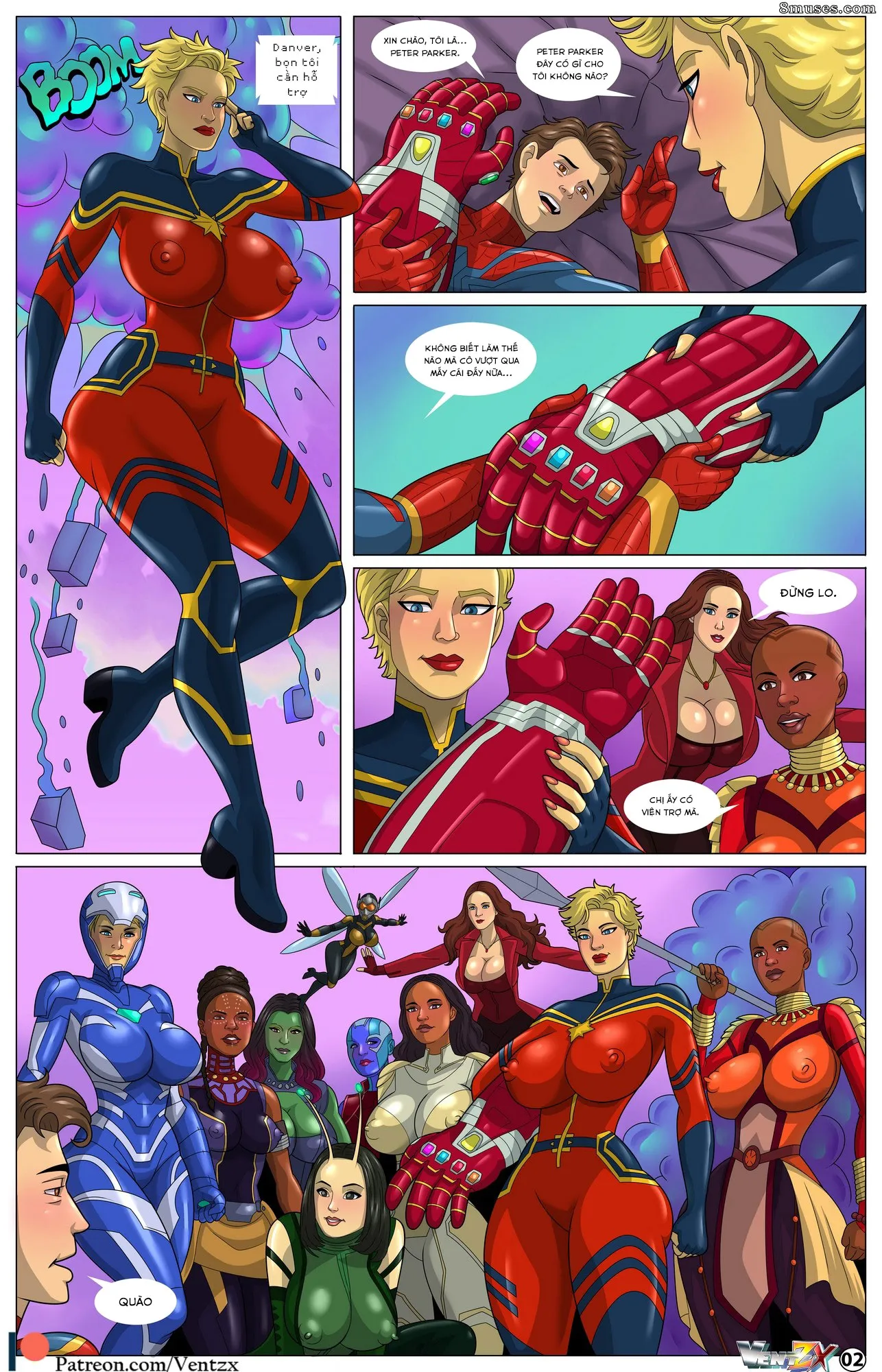 HentaiVN.net - Ảnh 4 - Giờ nghỉ của các Avengers [Avengers Halftime] - Oneshot