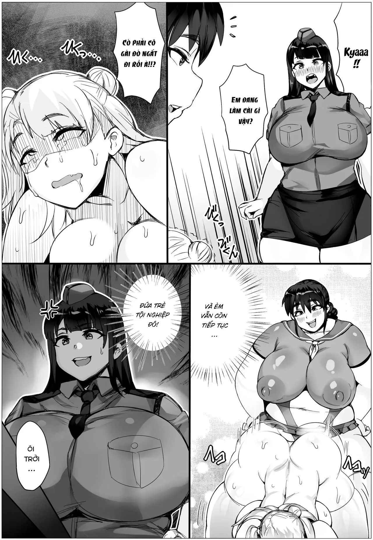 HentaiVN.net - Ảnh 10 - An Ass Stretching Policewoman! Your Ass Exists To Be Fucked!! [Koukaku Fukei! Gochounai no Seigi o Tsuranuke!! ] - Oneshot