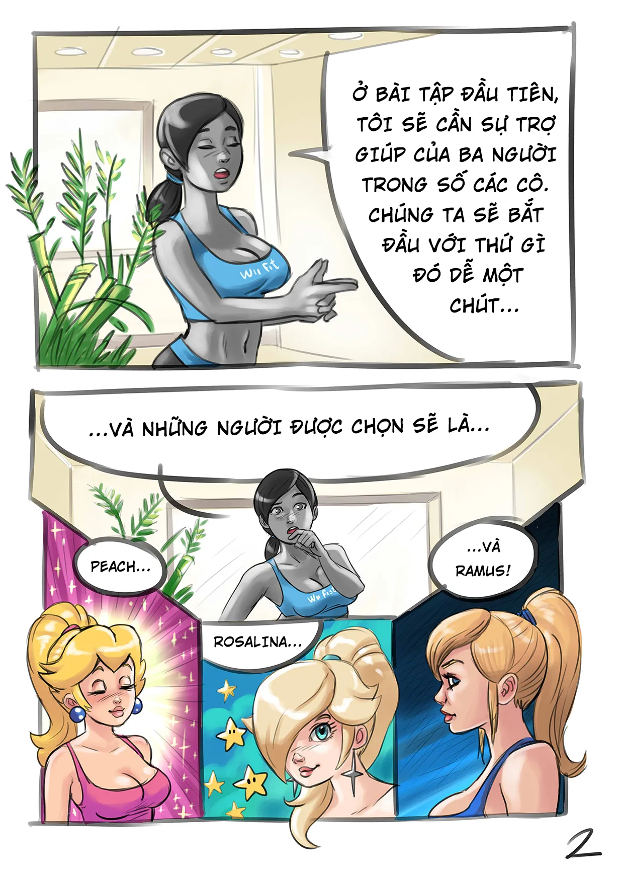 HentaiVN.net - Ảnh 3 - Lớp học yoga của các nhân vật game Wii [Wii fit xXx] - Oneshot