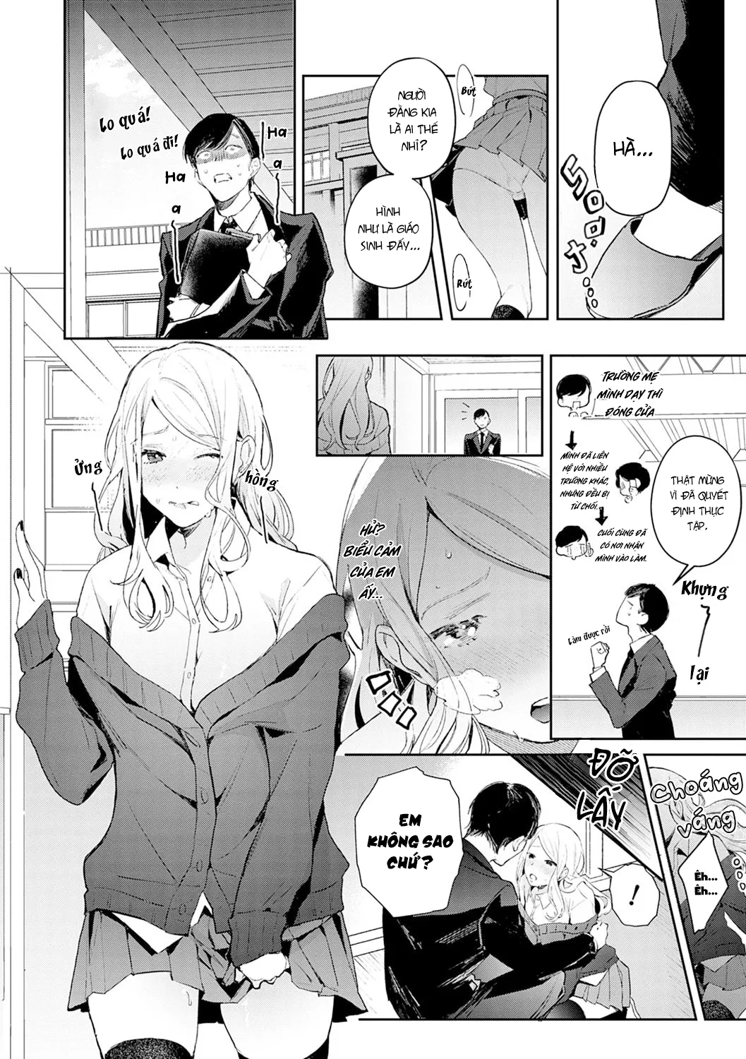 HentaiVN.net - Ảnh 3 - Tiến vào nhục cảm [Hatsujo Approach] - Chap 1: Nữ sinh cá biệt