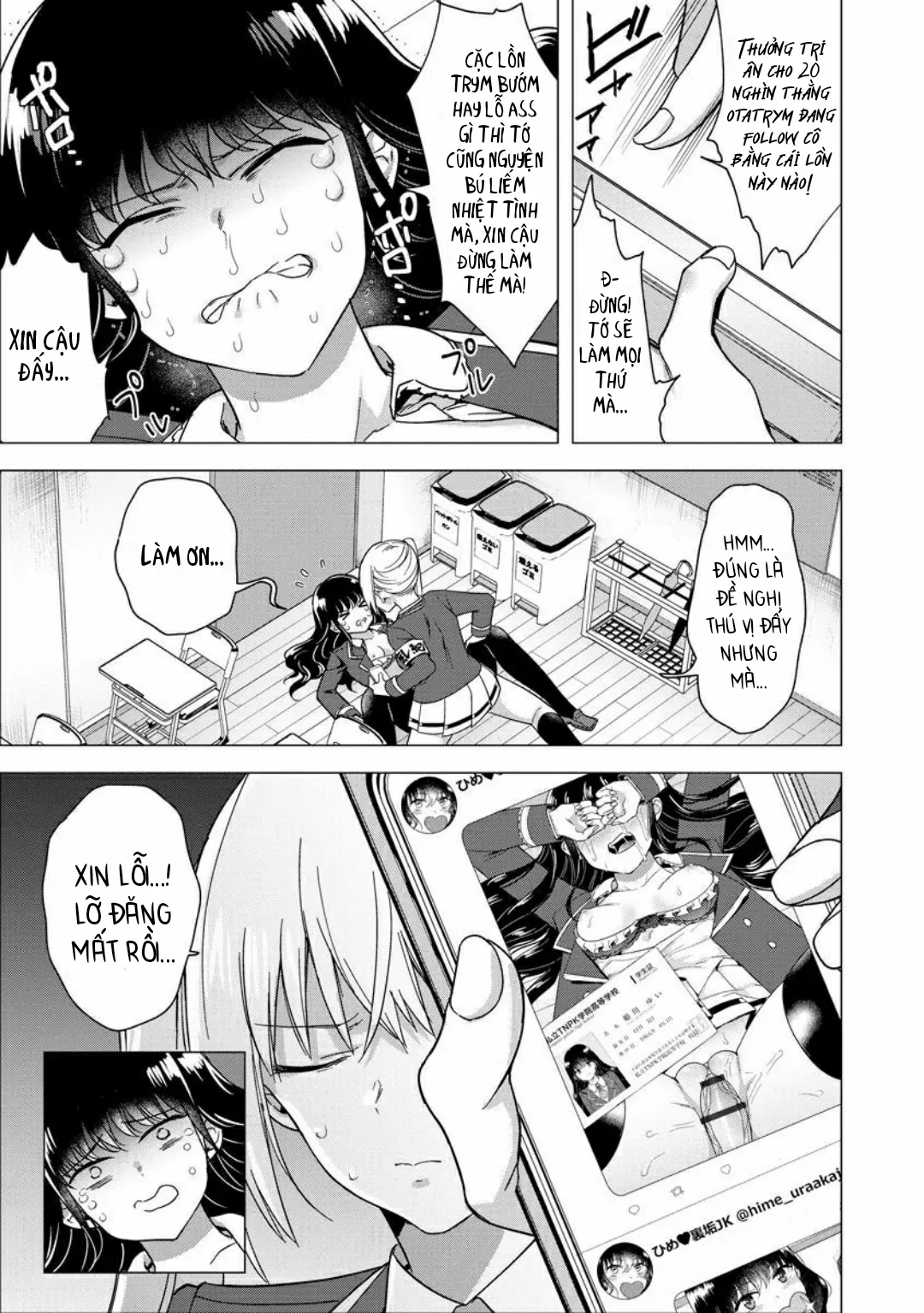 HentaiVN.net - Ảnh 14 - Trừng phạt con nhỏ phách lối bằng con cá chà bặc [Futanari Kyousei Bokki Saimin Kaeriuchi Seibai! ; Hypnotising a Futanari into having an Erection then having the Tables Turned and Getting Punished] - Oneshot