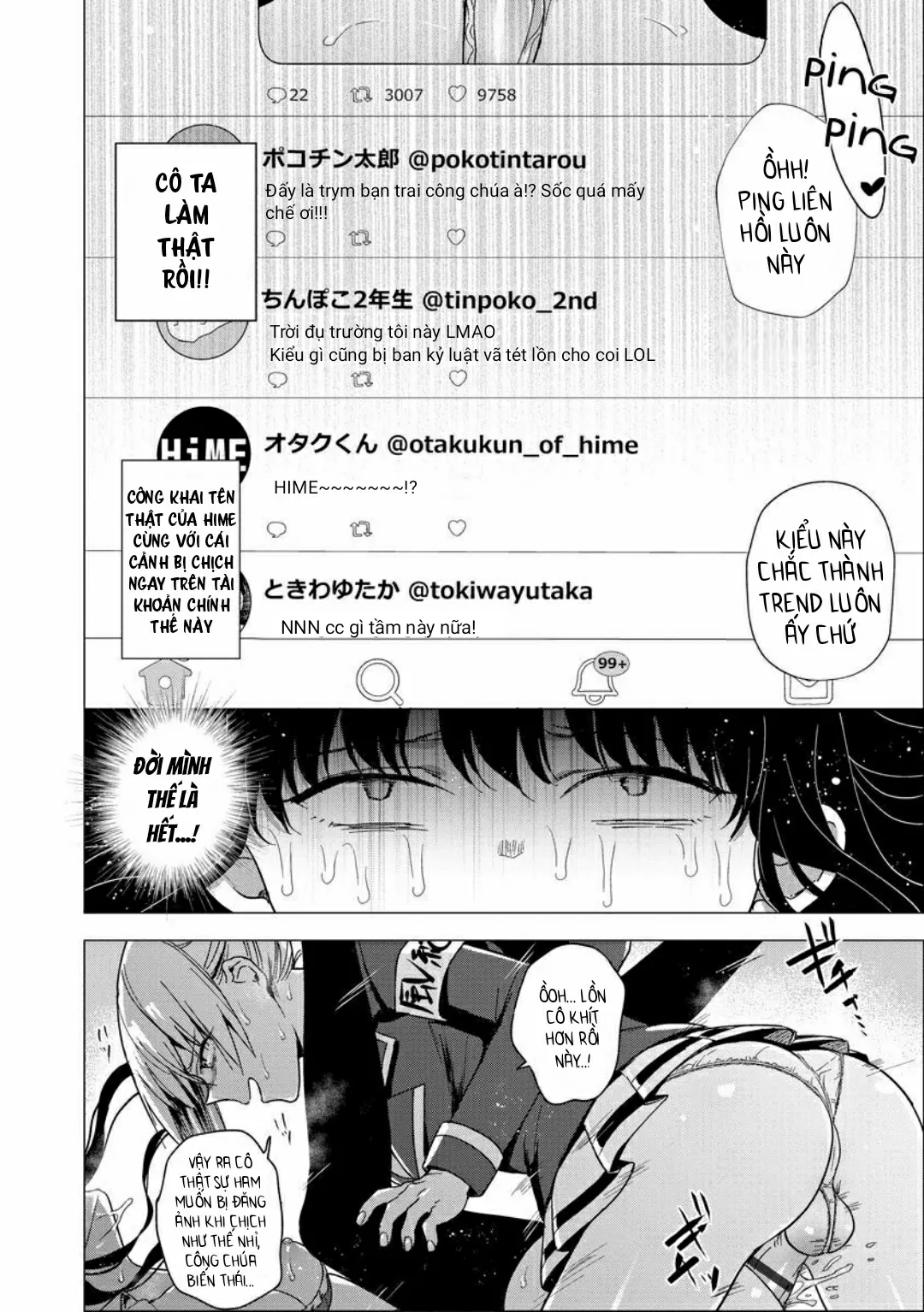 HentaiVN.net - Ảnh 15 - Trừng phạt con nhỏ phách lối bằng con cá chà bặc [Futanari Kyousei Bokki Saimin Kaeriuchi Seibai! ; Hypnotising a Futanari into having an Erection then having the Tables Turned and Getting Punished] - Oneshot
