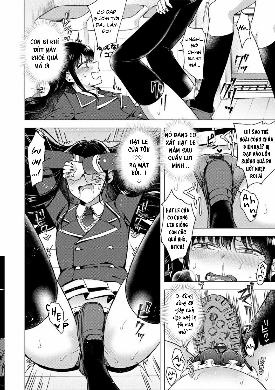 HentaiVN.net - Ảnh 9 - Trừng phạt con nhỏ phách lối bằng con cá chà bặc [Futanari Kyousei Bokki Saimin Kaeriuchi Seibai! ; Hypnotising a Futanari into having an Erection then having the Tables Turned and Getting Punished] - Oneshot