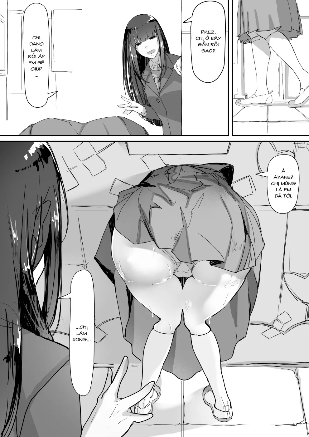 HentaiVN.net - Ảnh 16 - Gái có cu địt gái không cu [Tsuiteru ; Attached] - Oneshot