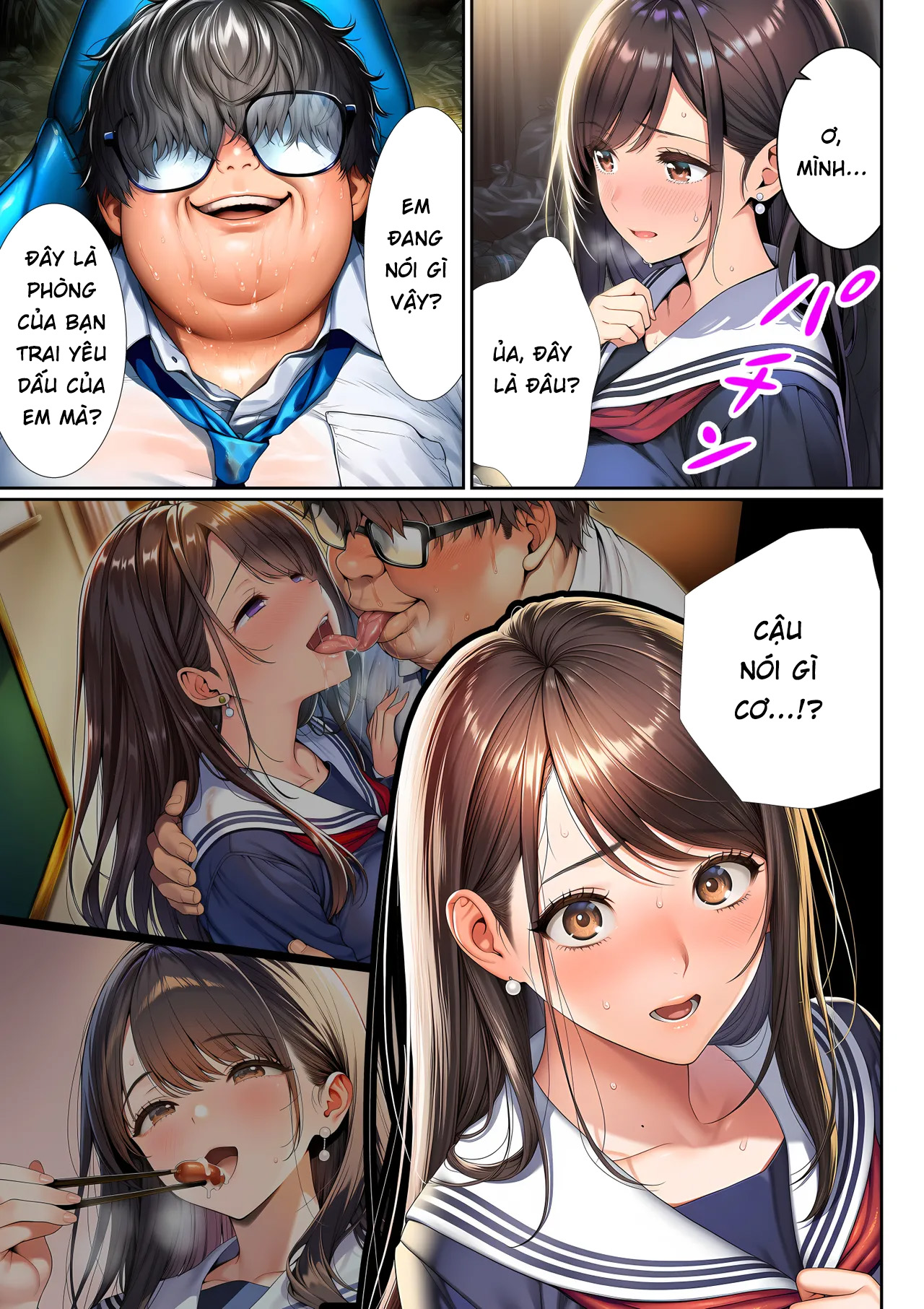 HentaiVN.net - Ảnh 130 - Hypnosis Brainwashing Domination Academy: The Fat Guy's Counterattack - Siuuu Phẩm