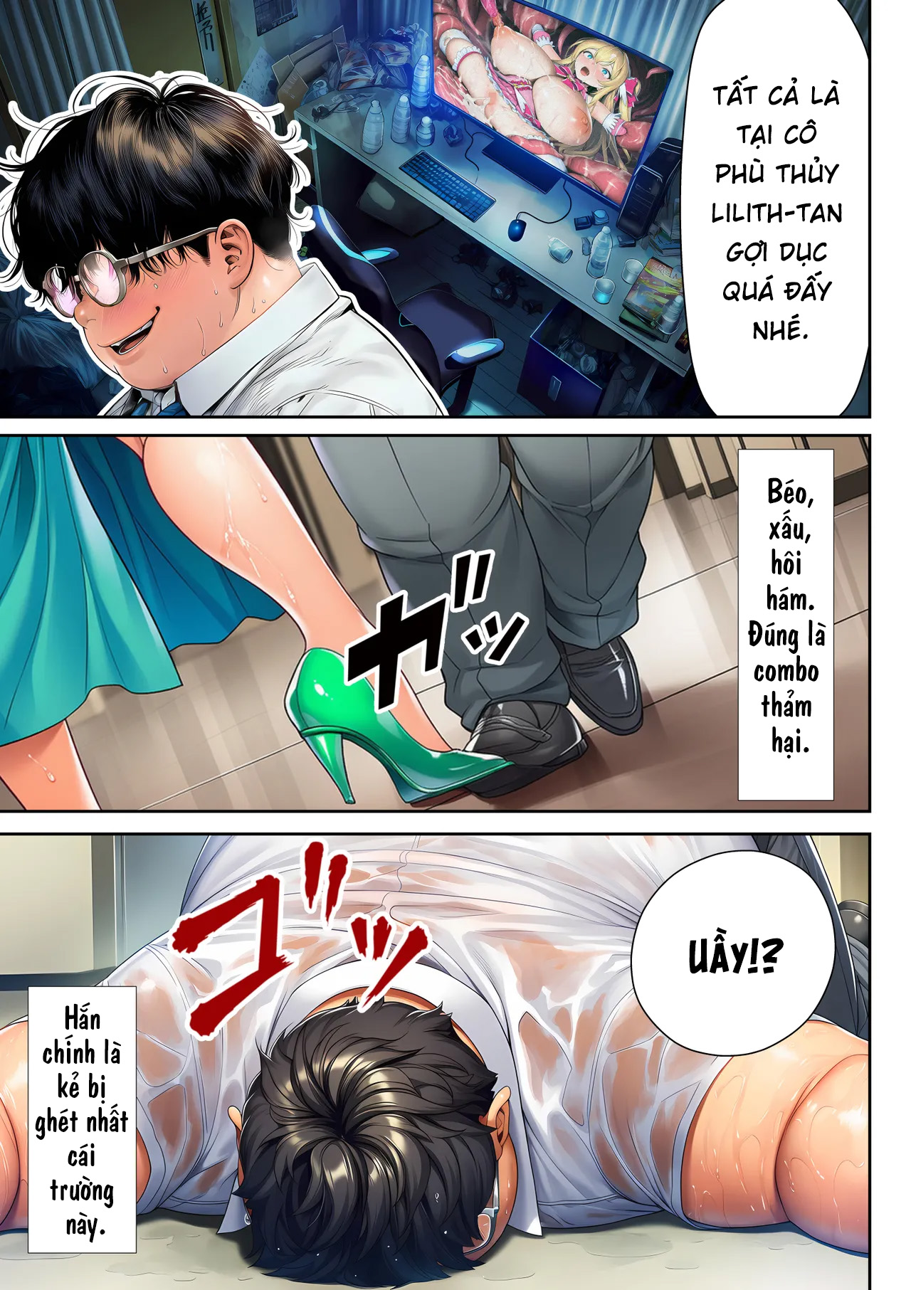 HentaiVN.net - Ảnh 3 - Hypnosis Brainwashing Domination Academy: The Fat Guy's Counterattack - Siuuu Phẩm