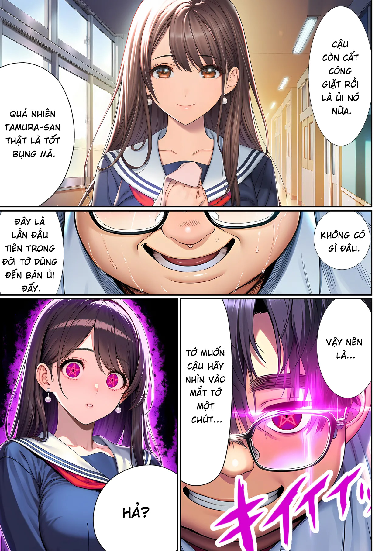 HentaiVN.net - Ảnh 72 - Hypnosis Brainwashing Domination Academy: The Fat Guy's Counterattack - Siuuu Phẩm