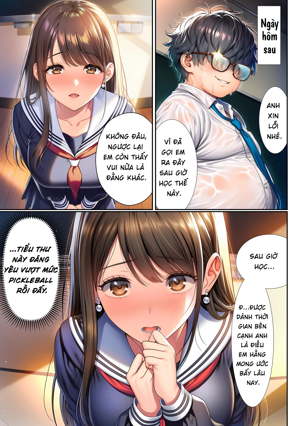 HentaiVN.net - Ảnh 86 - Hypnosis Brainwashing Domination Academy: The Fat Guy's Counterattack - Siuuu Phẩm