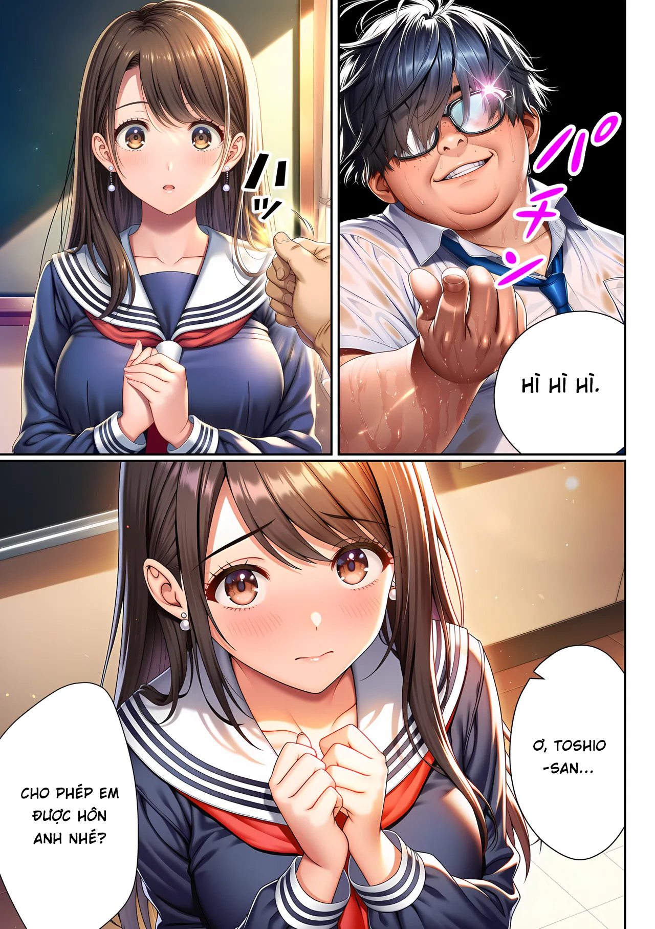 HentaiVN.net - Ảnh 88 - Hypnosis Brainwashing Domination Academy: The Fat Guy's Counterattack - Siuuu Phẩm