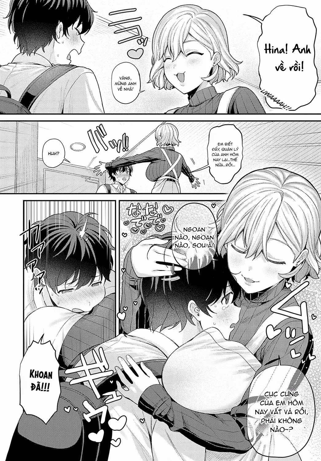 HentaiVN.net - Ảnh 3 - Addicted to Her Motherly Vibes - Oneshot.
