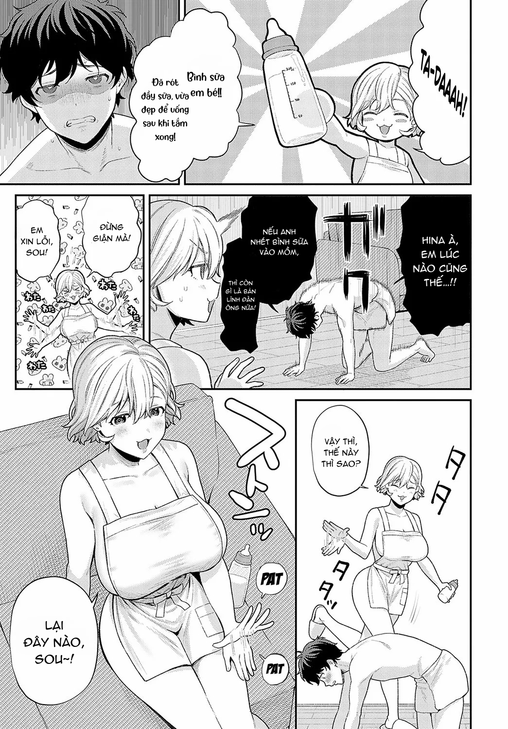 HentaiVN.net - Ảnh 6 - Addicted to Her Motherly Vibes - Oneshot.