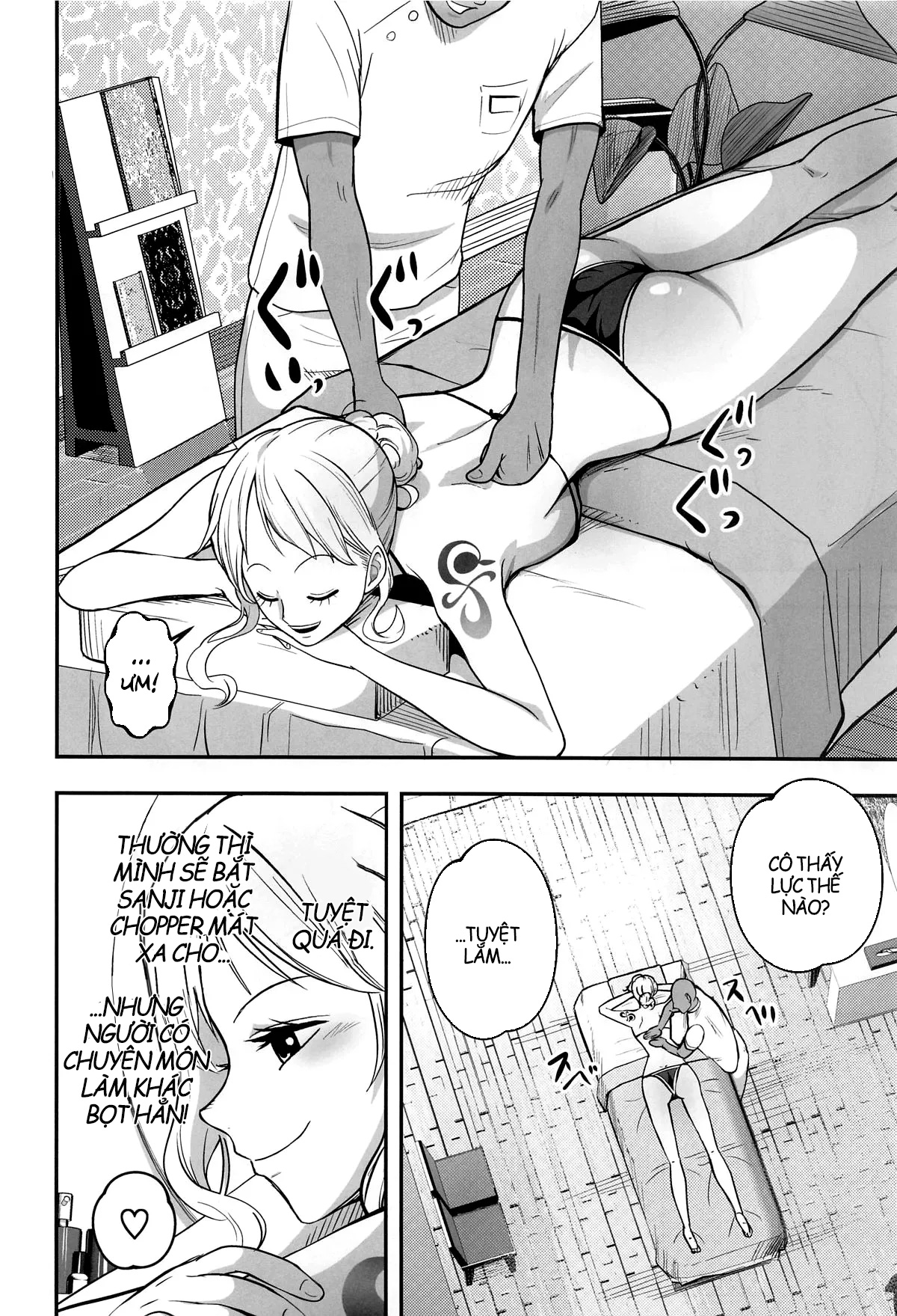 HentaiVN.net - Ảnh 6 - Nami-san Ofuro no Ato ni Oil Massage wa Ikaga? - Oneshot.